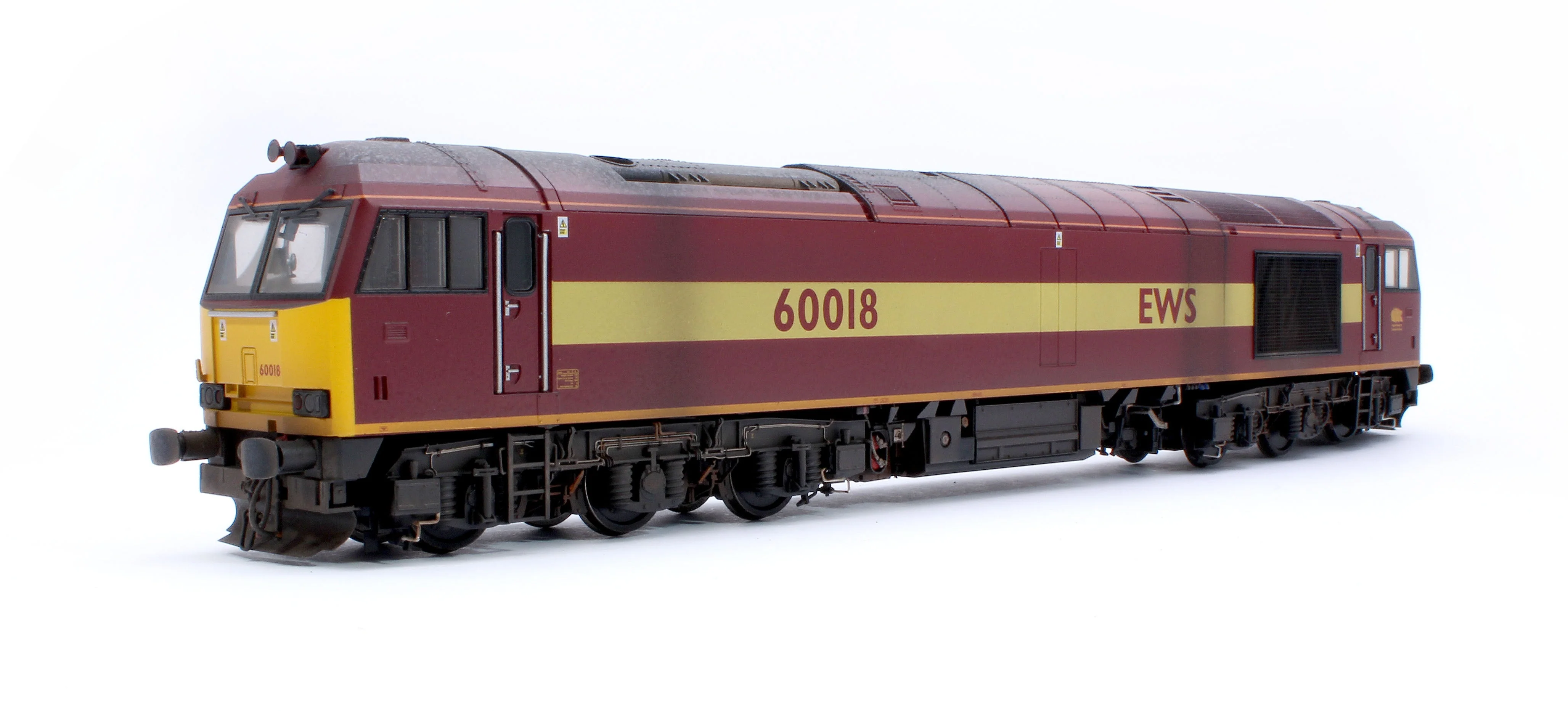 Pre-Owned CM-60018-EWS-SOUND-W Highly Detailed Premium Weathered Class 60 018 EWS Diesel Electric Locomotive - DCC Sound