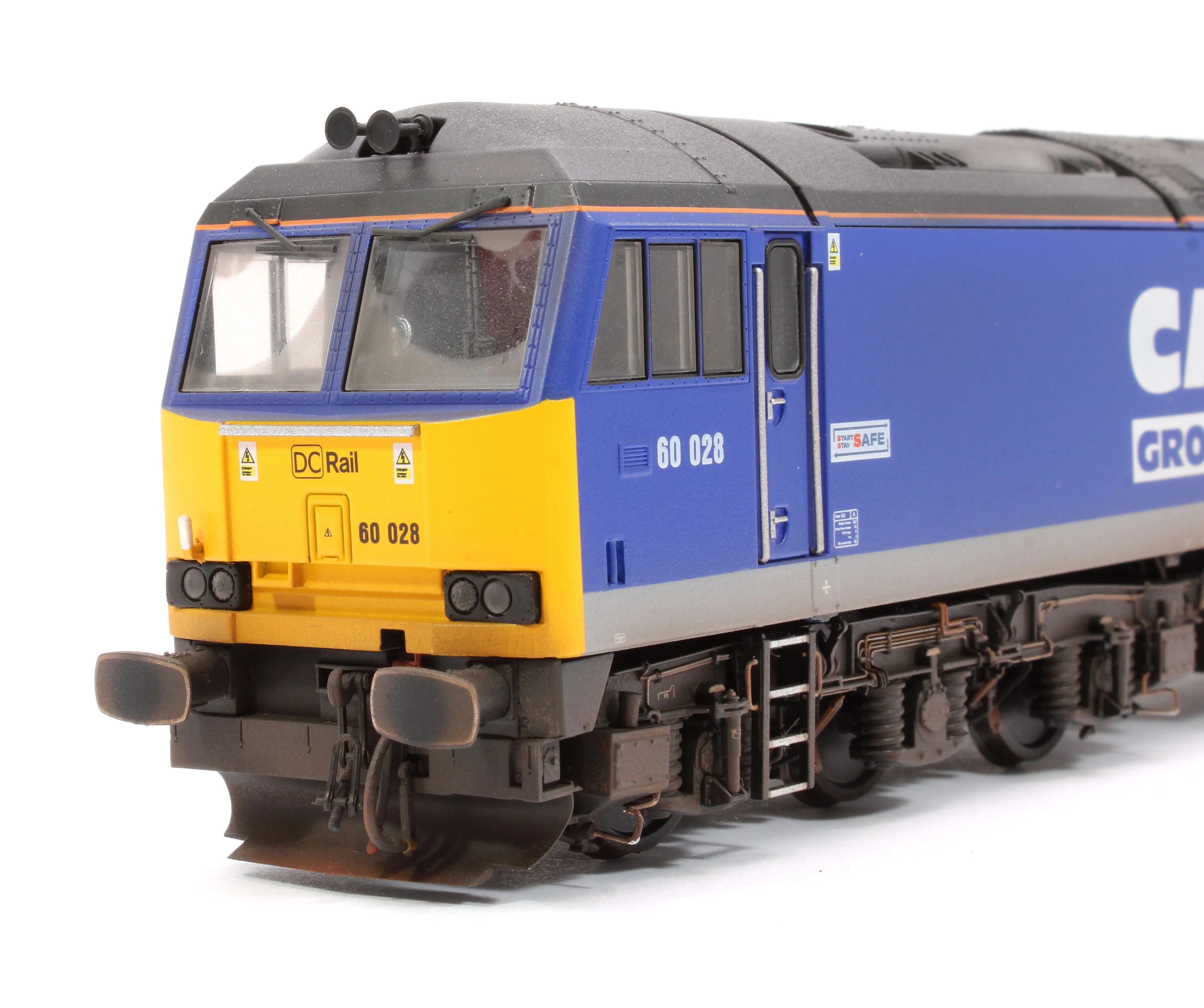 CM-60028-CB-SOUNDW Highly Detailed Premium Weathered Class 60 028 Cappagh Blue Diesel Electric Locomotive - DCC Sound - Image 8