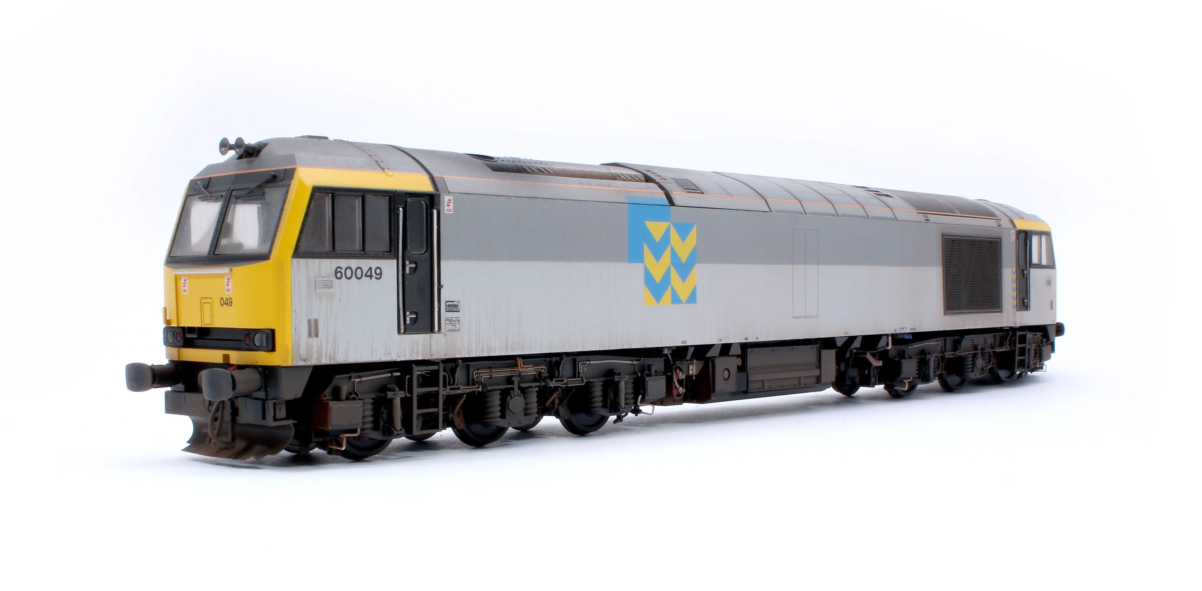 CM-60049-TGMW Highly Detailed Premium Weathered Class 60 049 “Scafell” Triple Grey Metals Diesel Electric Locomotive