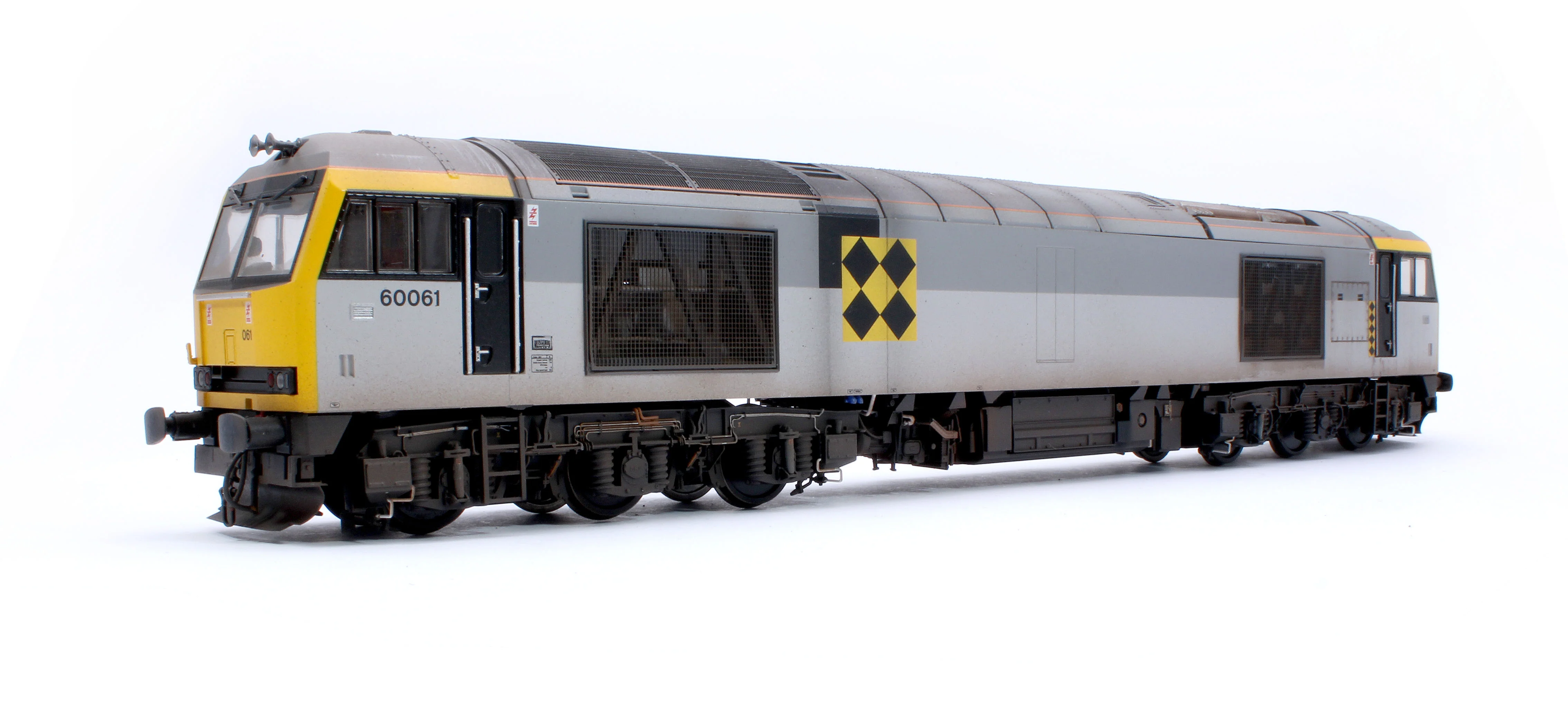 CM-60061-TGCLW Highly Detailed Premium Weathered Class 60 061 “Alexander Graham Bell” Triple Grey Coal Diesel Electric Locomotive - Image 3