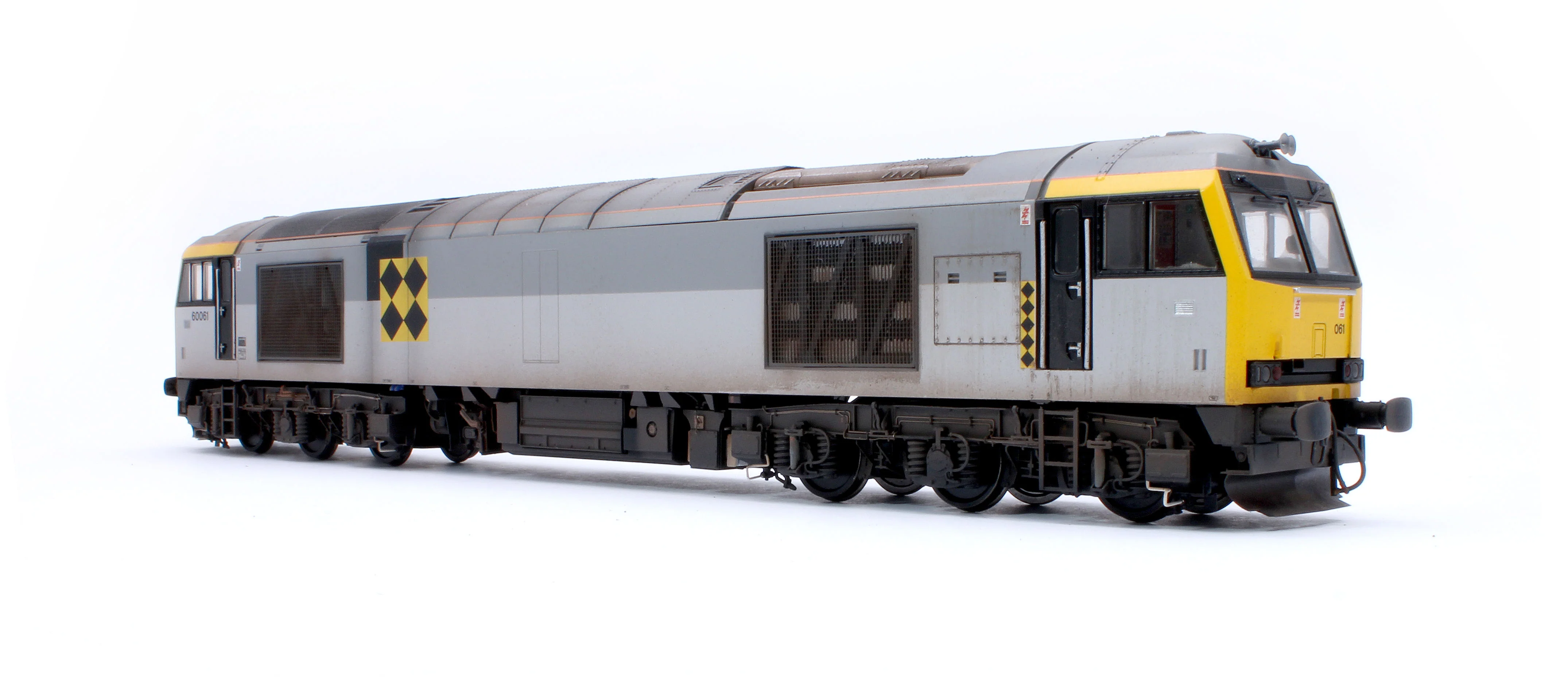 CM-60061-TGCLW Highly Detailed Premium Weathered Class 60 061 “Alexander Graham Bell” Triple Grey Coal Diesel Electric Locomotive - Image 4