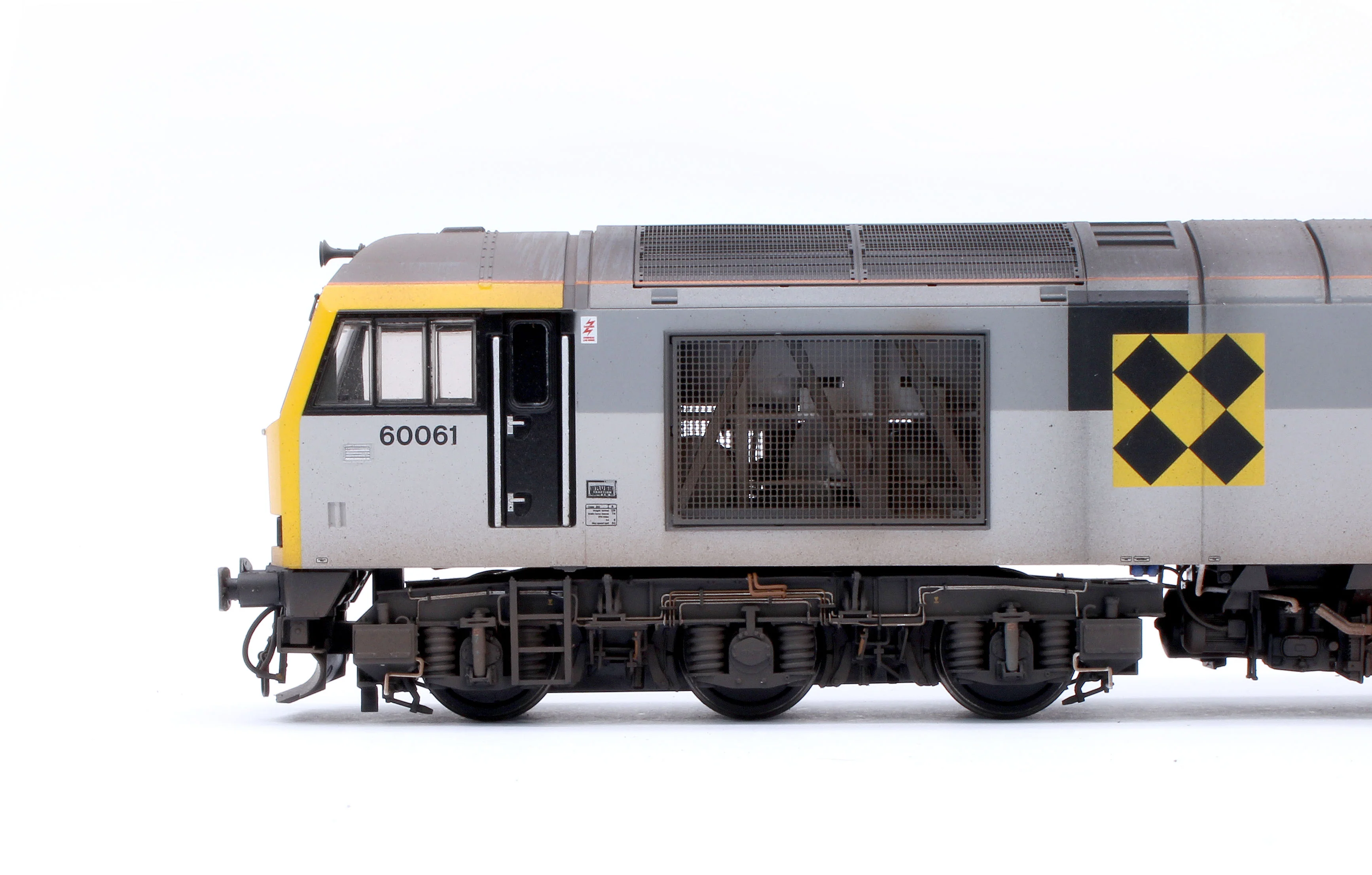 CM-60061-TGCLW Highly Detailed Premium Weathered Class 60 061 “Alexander Graham Bell” Triple Grey Coal Diesel Electric Locomotive - Image 6