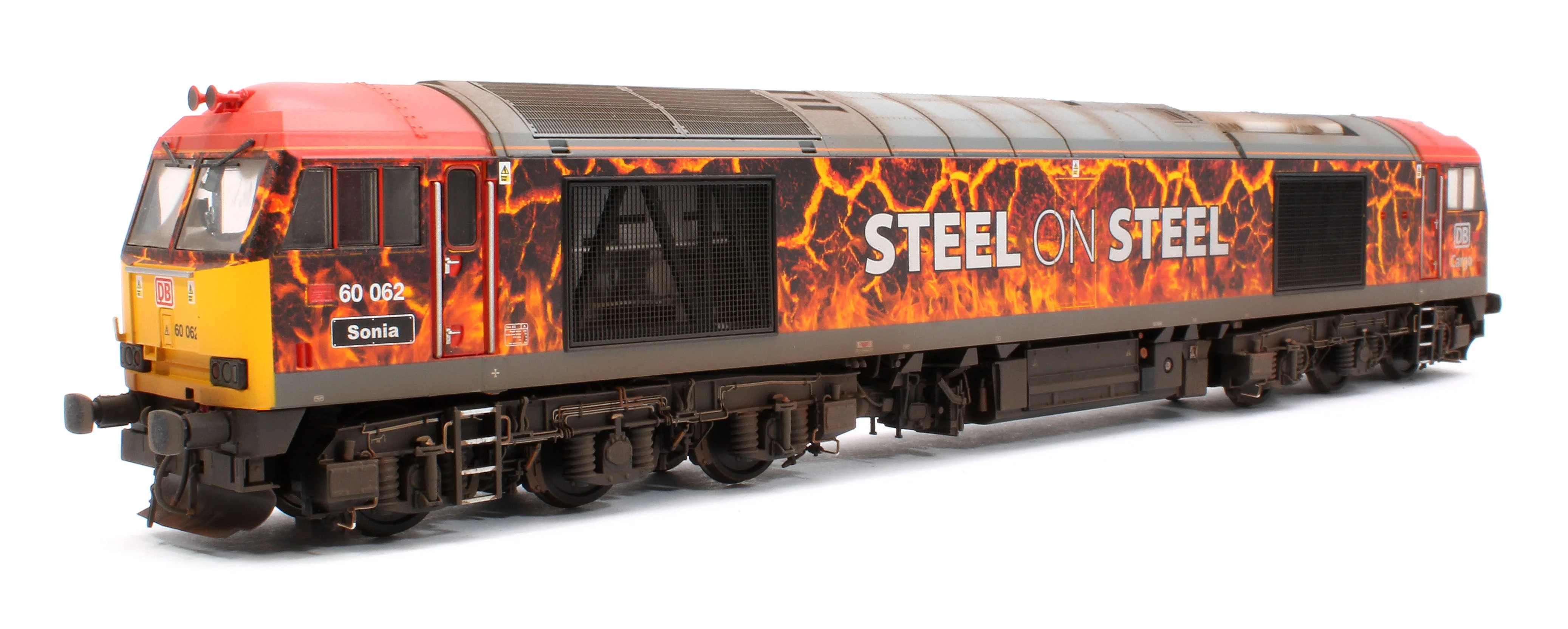 CM-60062-DBCS SFW Highly Detailed Premium Weathered Class 60 062 DB Cargo UK “Steel on Steel - Sonia” Diesel Electric Locomotive - DCC Sound