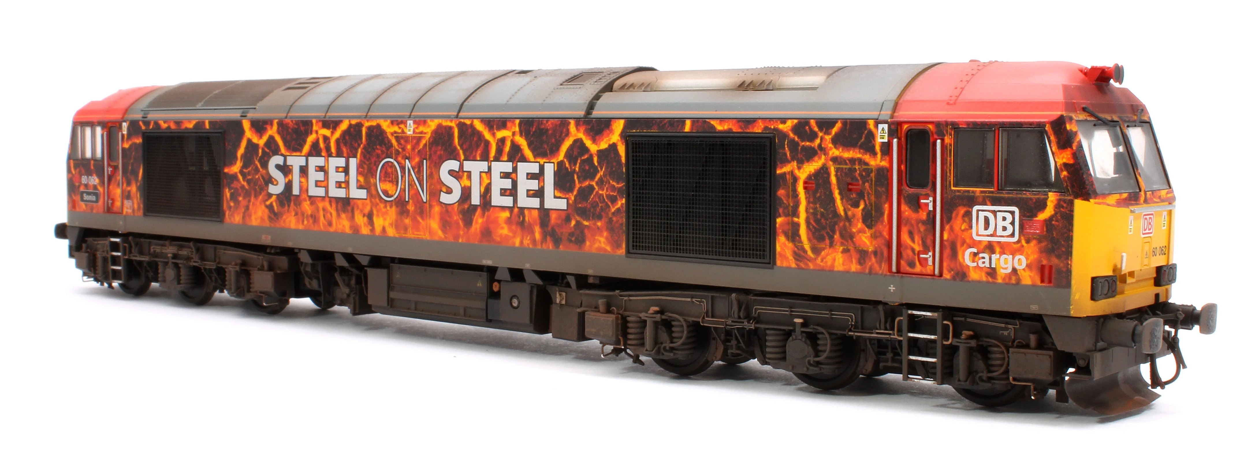CM-60062-DBCS SFW Highly Detailed Premium Weathered Class 60 062 DB Cargo UK “Steel on Steel - Sonia” Diesel Electric Locomotive - DCC Sound - Image 2
