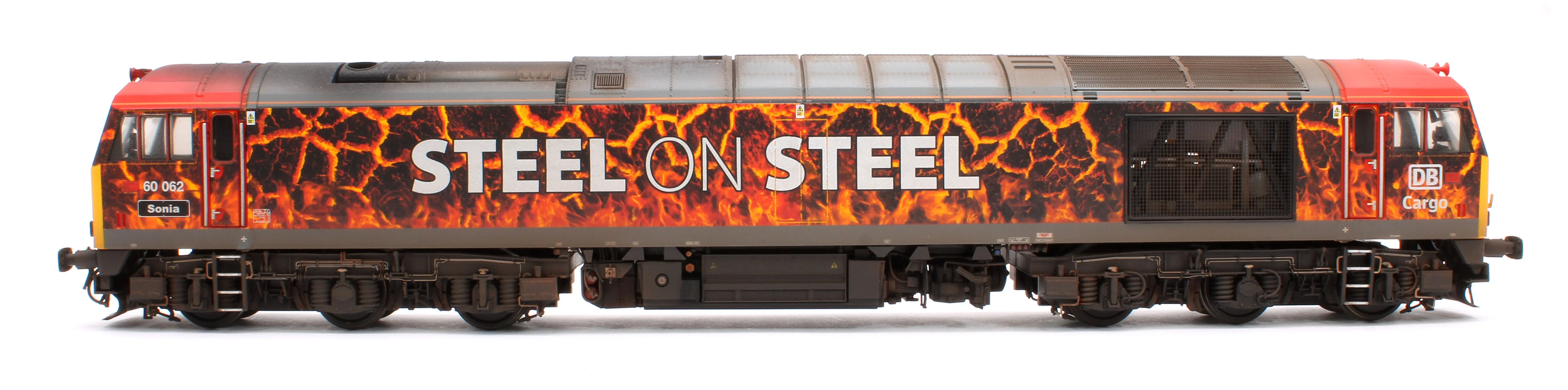 CM-60062-DBCS SFW Highly Detailed Premium Weathered Class 60 062 DB Cargo UK “Steel on Steel - Sonia” Diesel Electric Locomotive - DCC Sound - Image 5