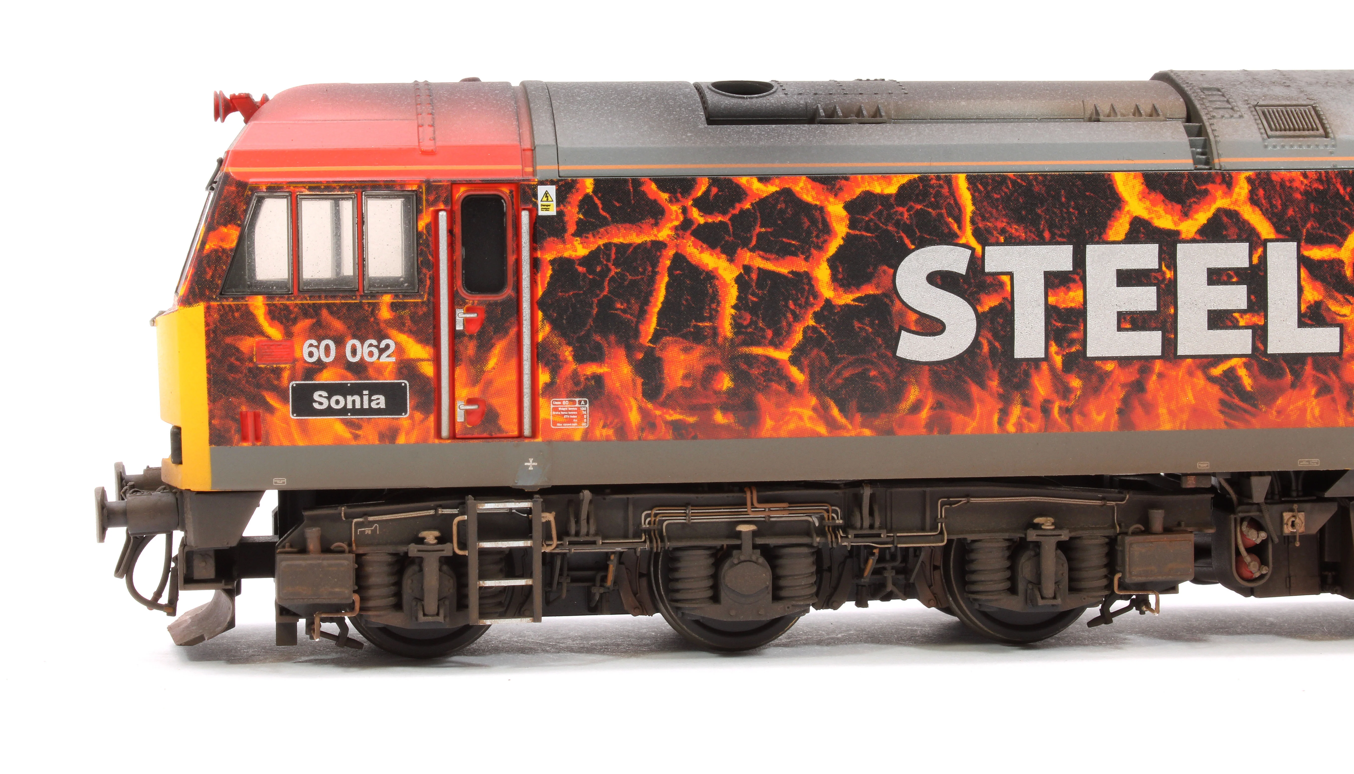 CM-60062-DBCS SFW Highly Detailed Premium Weathered Class 60 062 DB Cargo UK “Steel on Steel - Sonia” Diesel Electric Locomotive - DCC Sound - Image 6
