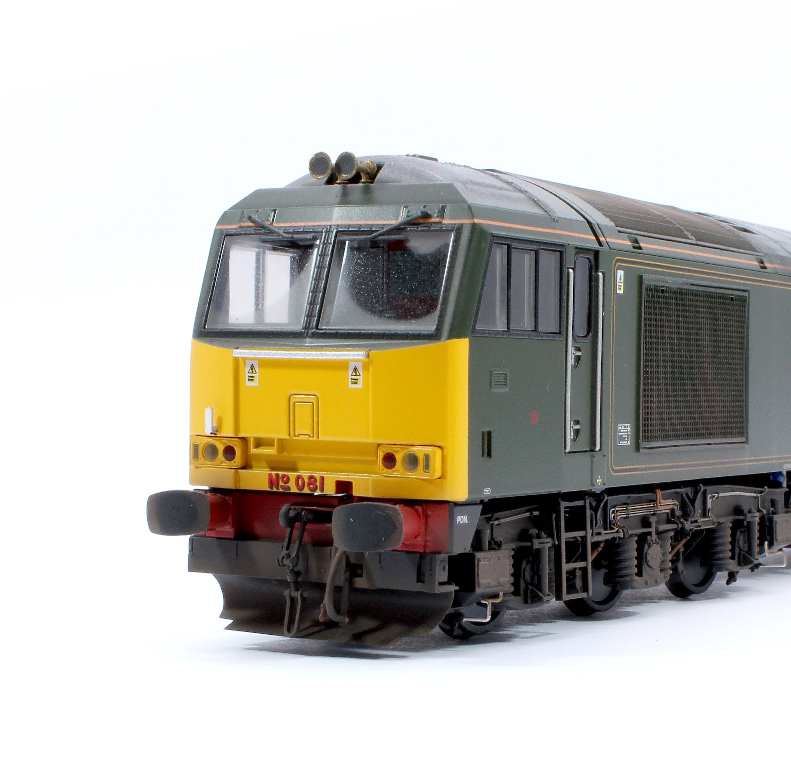 CM-60081-GWR SFW Highly Detailed Premium Weathered Class 60 081 “Isambard Kingdom Brunel” GWR Green Diesel Electric Locomotive - DCC Sound - Image 8