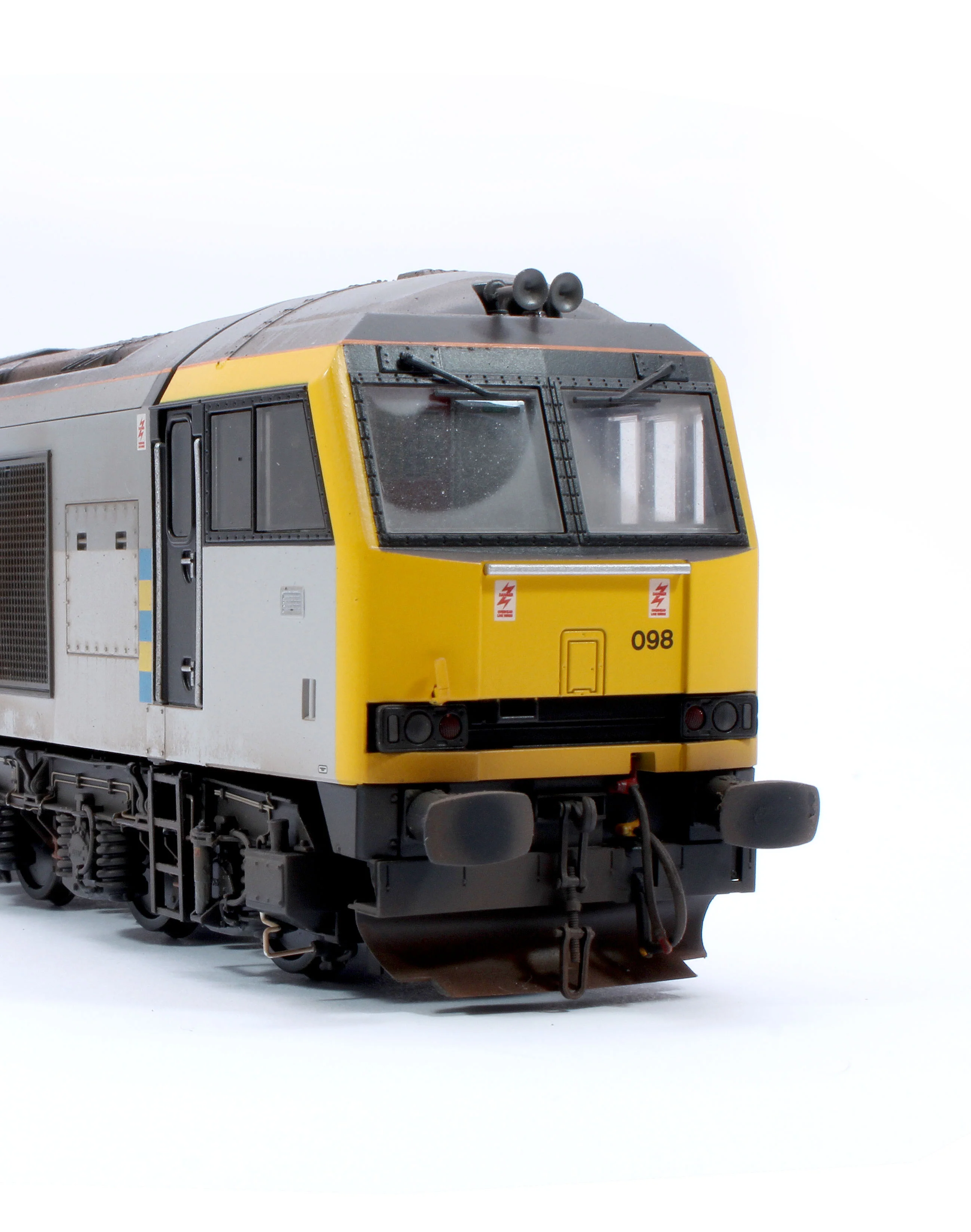 CM-60098-TGCNW Highly Detailed Premium Weathered Class 60 098 “Charles Francis Brush” Construction Sector Diesel Electric Locomotive - Image 11