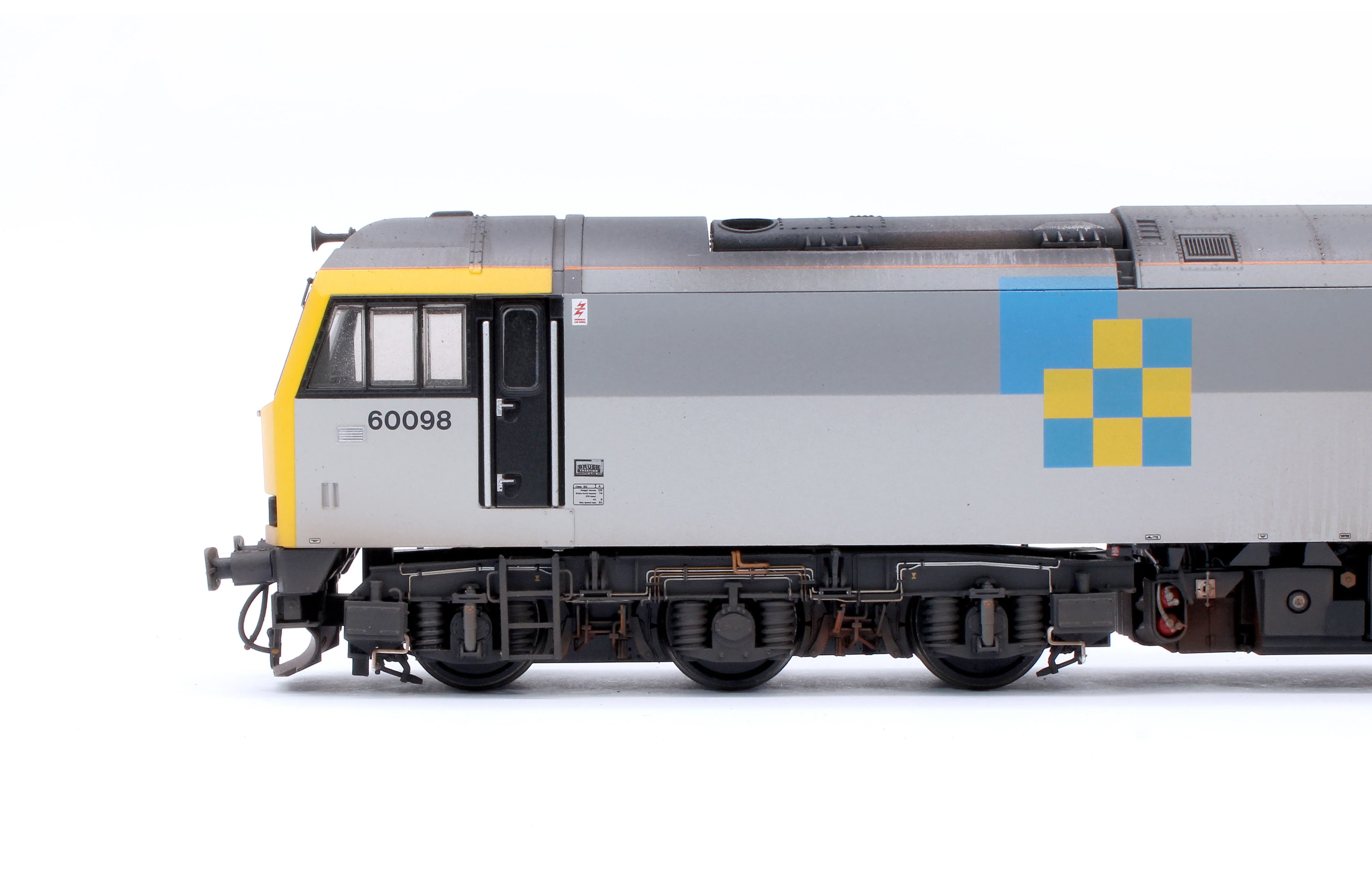 CM-60098-TGCNW Highly Detailed Premium Weathered Class 60 098 “Charles Francis Brush” Construction Sector Diesel Electric Locomotive - Image 7