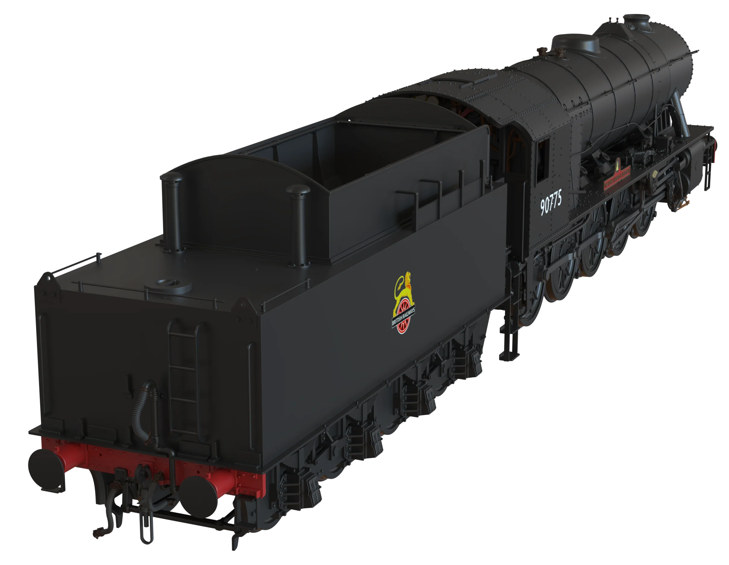 C1005Z WD Austerity 2-10-0 'The Royal Norfolk Reg' BR Black Early Crest No.90775 Steam Locomotive - Image 9