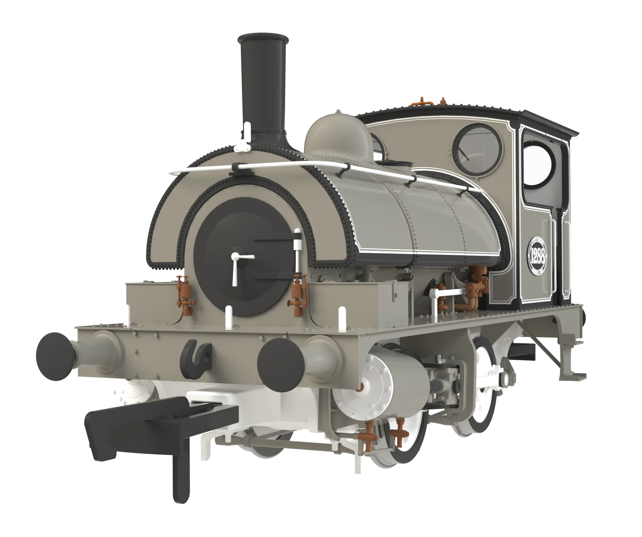 C1031RI LYR 'Pug' 0-4-0ST 1288 LYR Works Photographic Grey Steam Locomotive