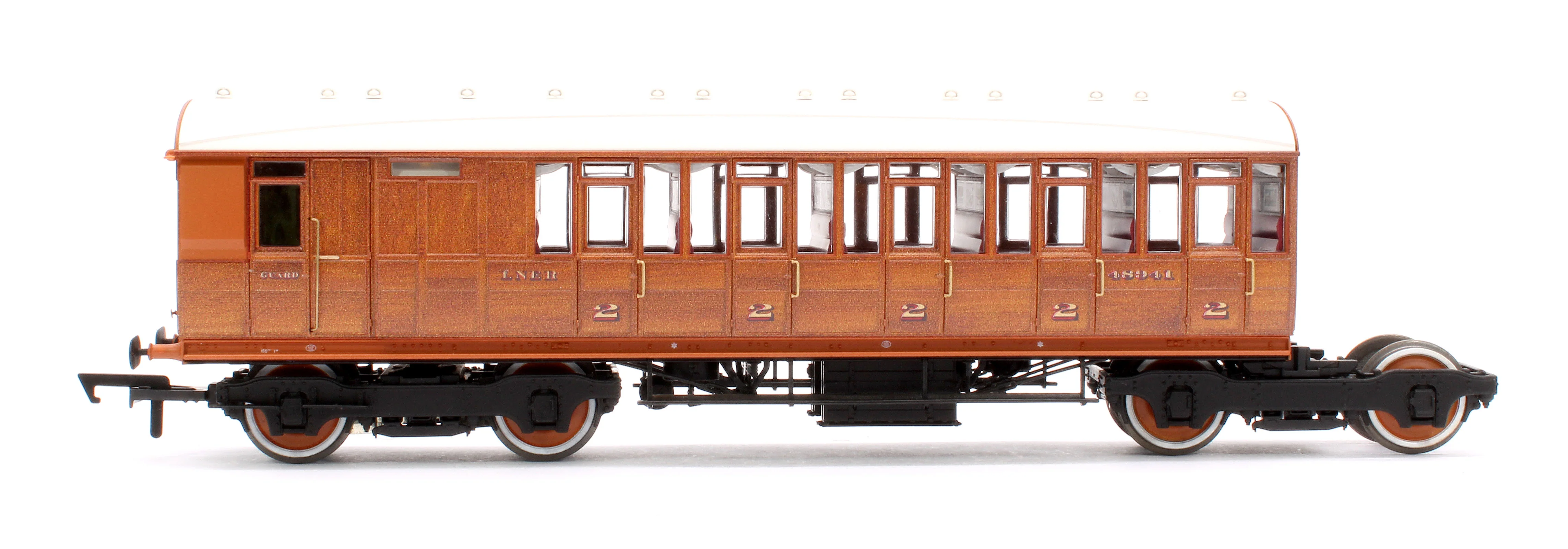 C2001B Quad Art Set No. 74B LNER Teak 4 Coach Pack - Image 4