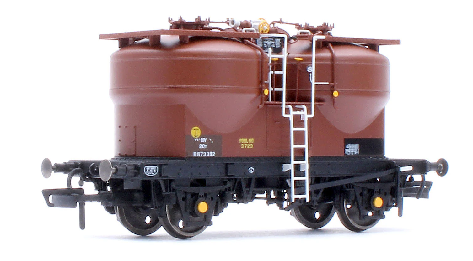 C3042A Set of 3 Prestwin Silo Wagons in BR Bauxite - TOPS - Image 3