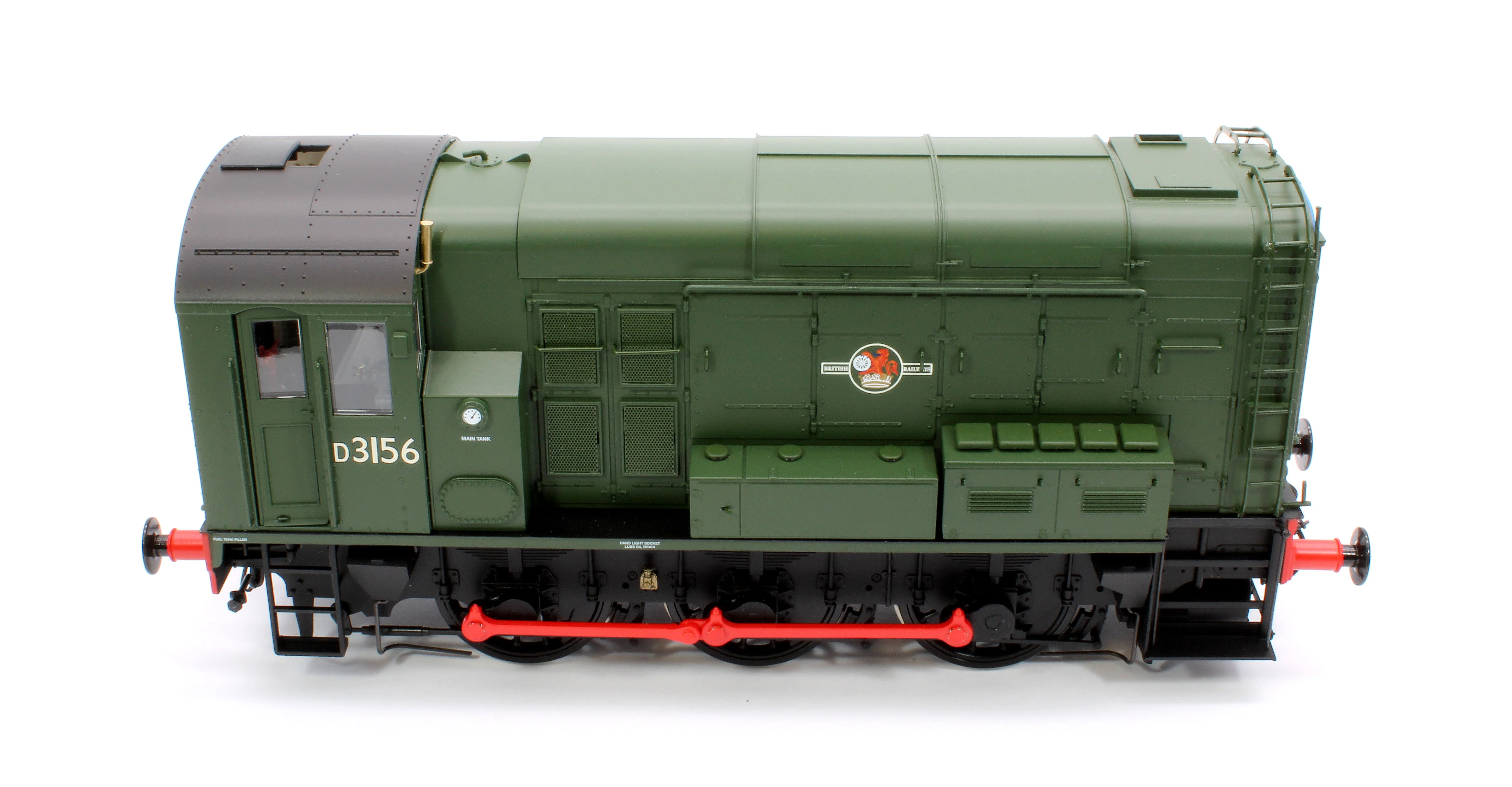 7D-008-018D Class 08 D3156 BR Green Late Crest No Warning Panels Diesel Shunter Locomotive - DCC Fitted - Image 10