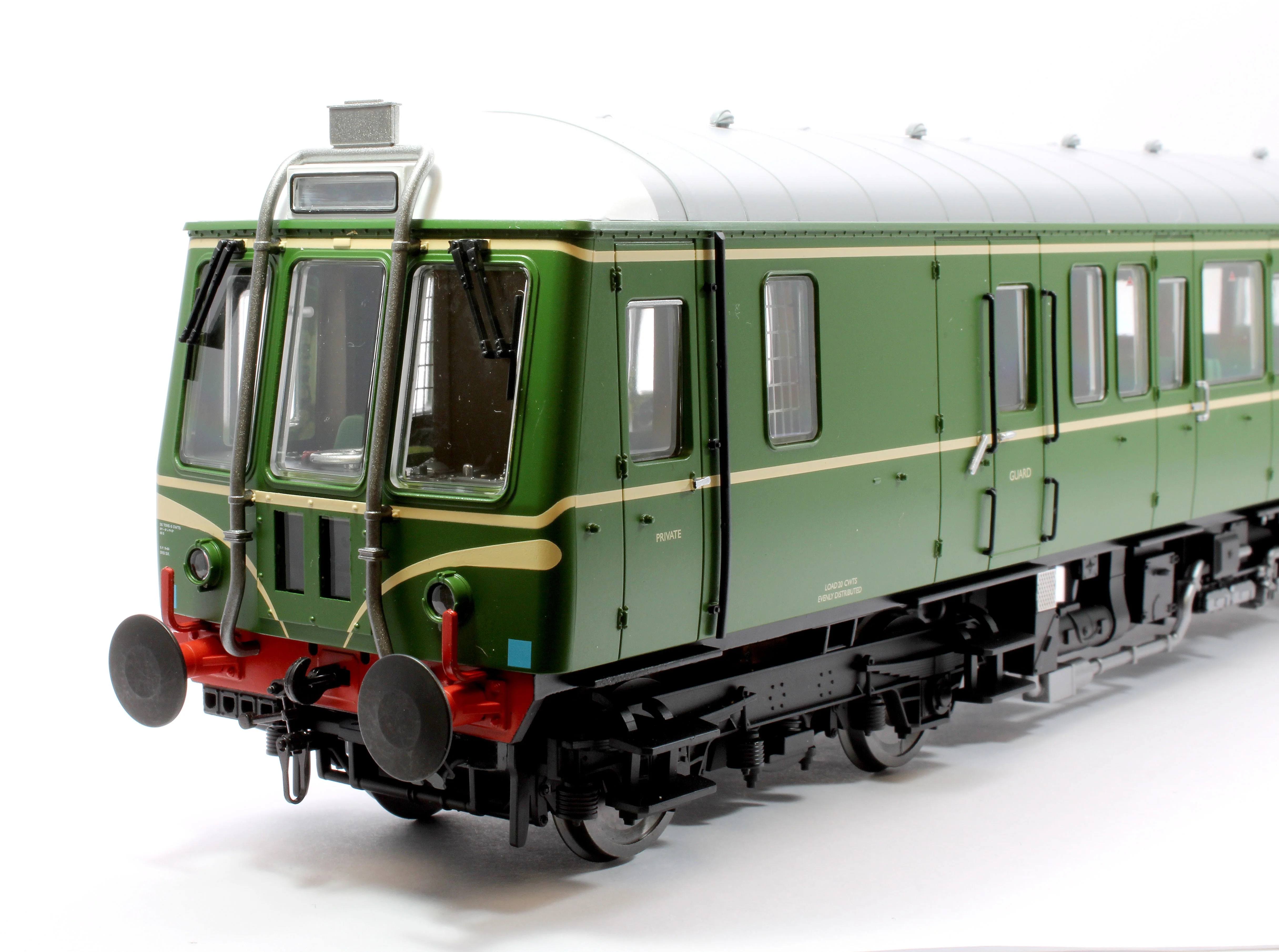 7D-015-006D Class 122 55018 BR Green Speed Whiskers Single Car DMU - DCC Fitted - Image 4