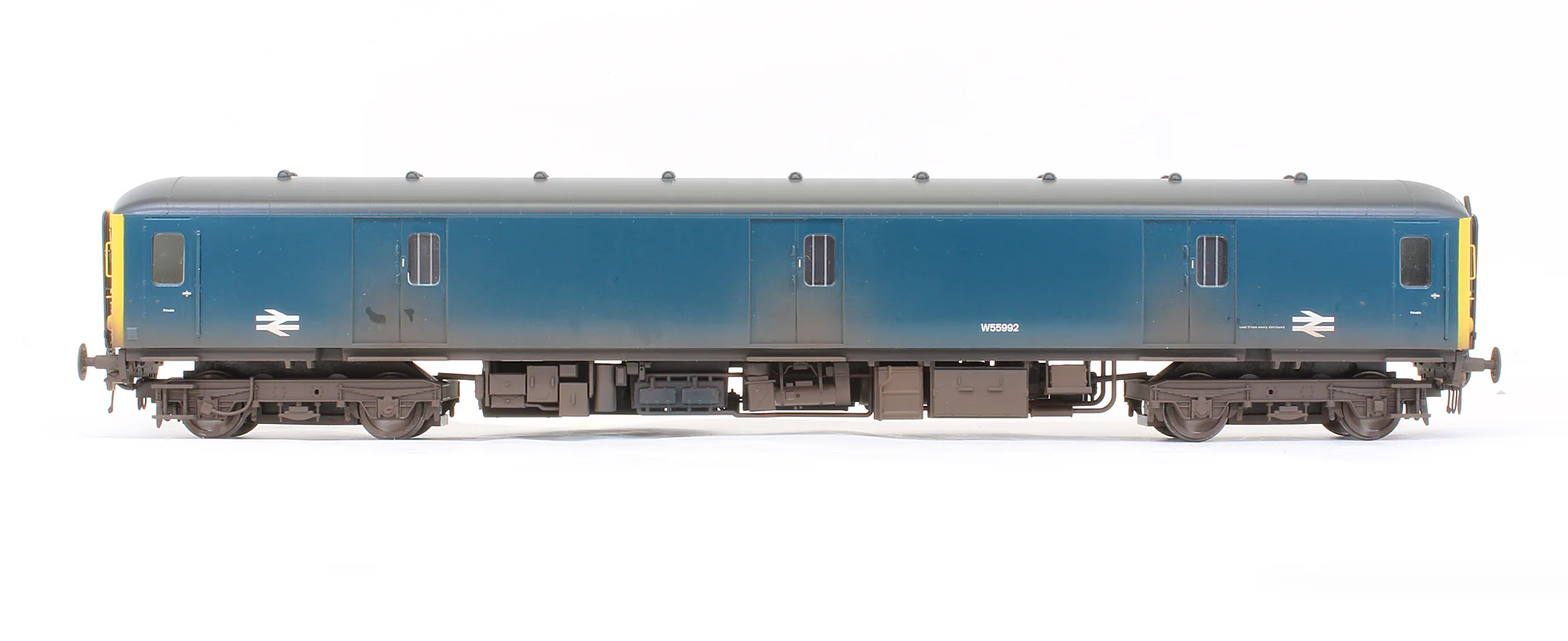 8922 Class 128 BR Blue Full Yellow Ends W55992 DPU 'Scooby Doo' - Weathered - Image 5