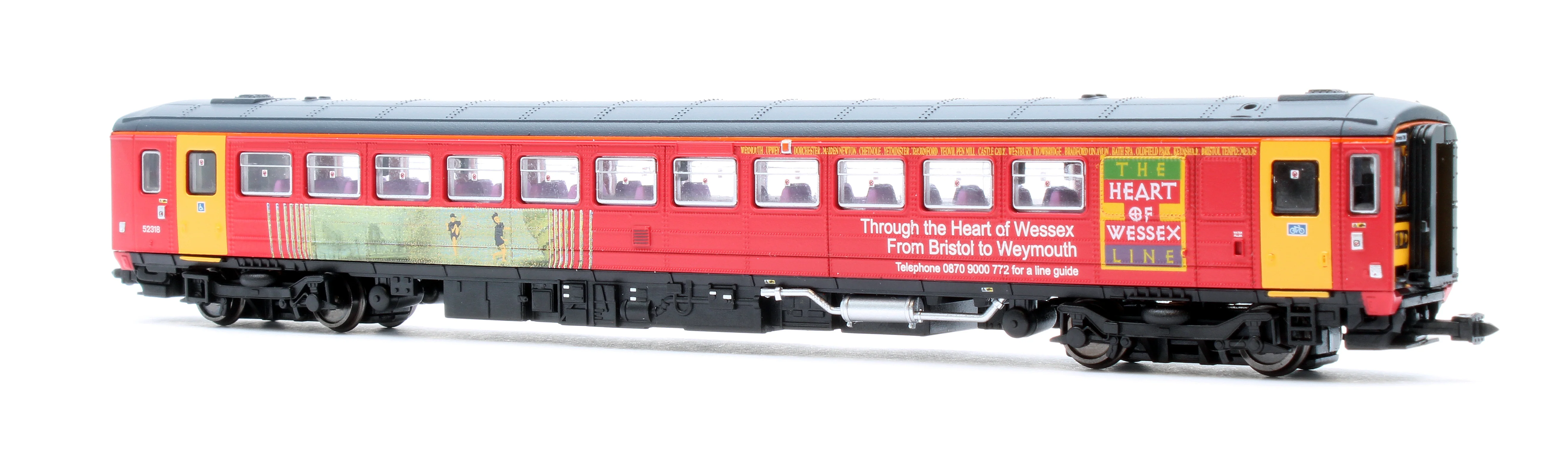 2D-020-006 Class 153 153318 Wessex Trains (Pink) Diesel Locomotive - Image 4