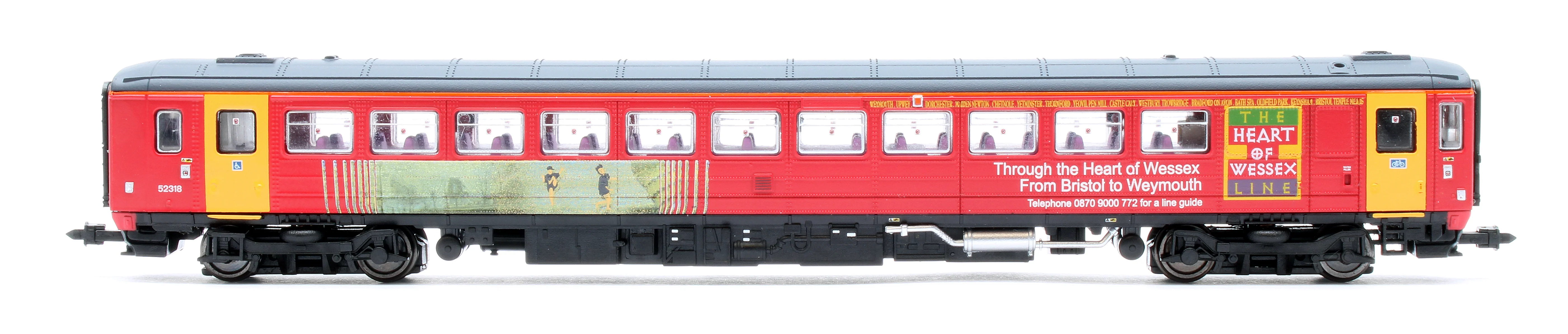 2D-020-006 Class 153 153318 Wessex Trains (Pink) Diesel Locomotive - Image 5