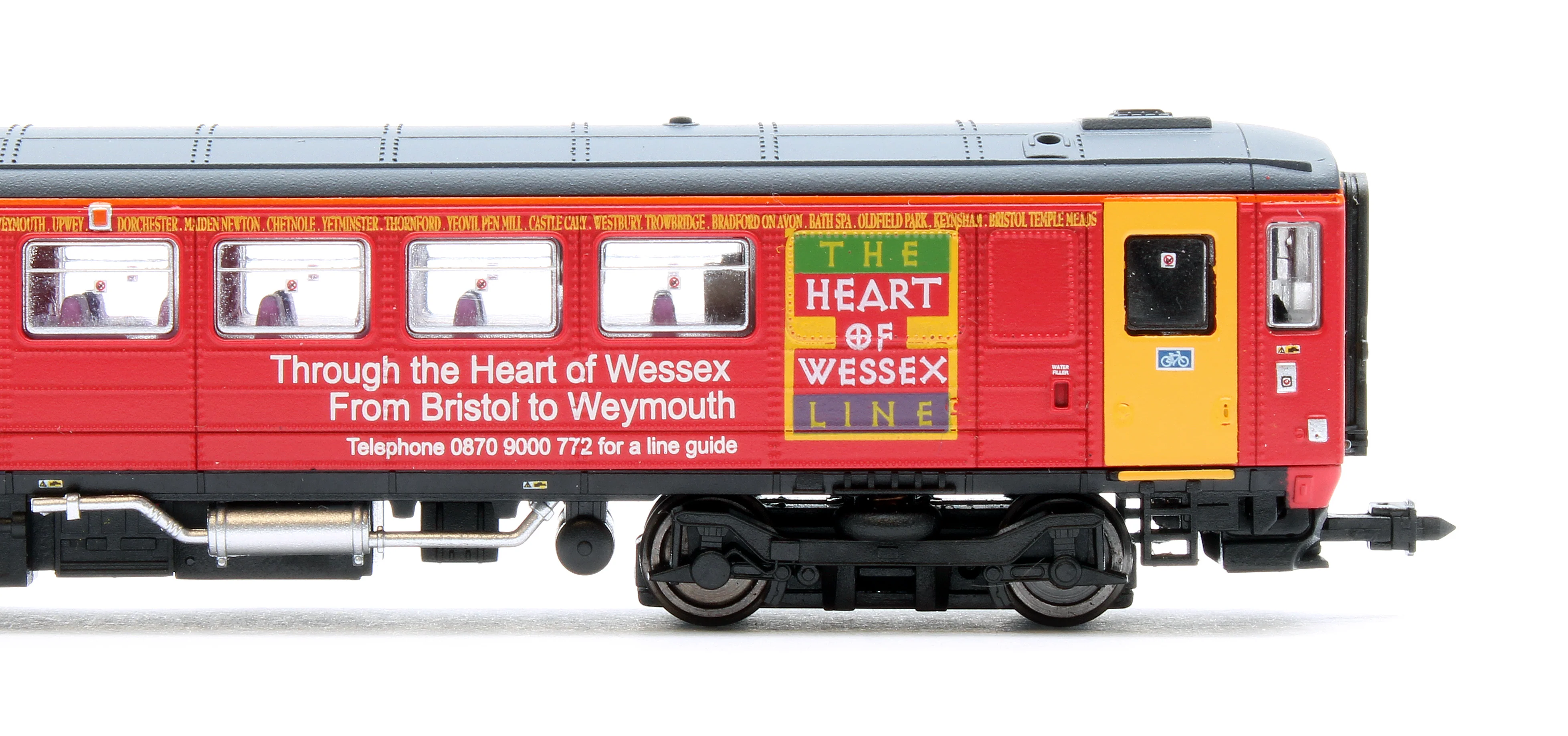 2D-020-006 Class 153 153318 Wessex Trains (Pink) Diesel Locomotive - Image 7