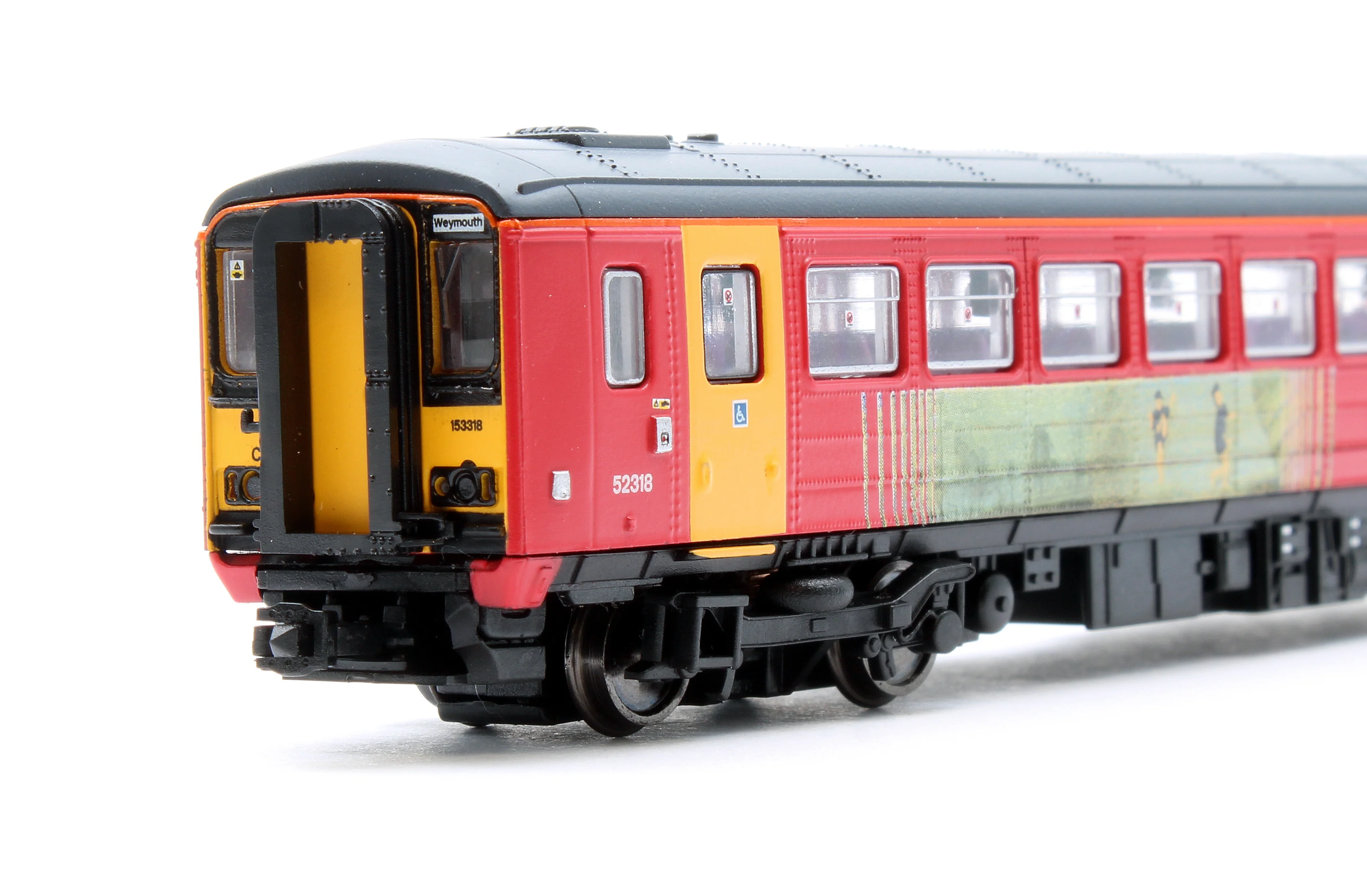 2D-020-006 Class 153 153318 Wessex Trains (Pink) Diesel Locomotive - Image 8