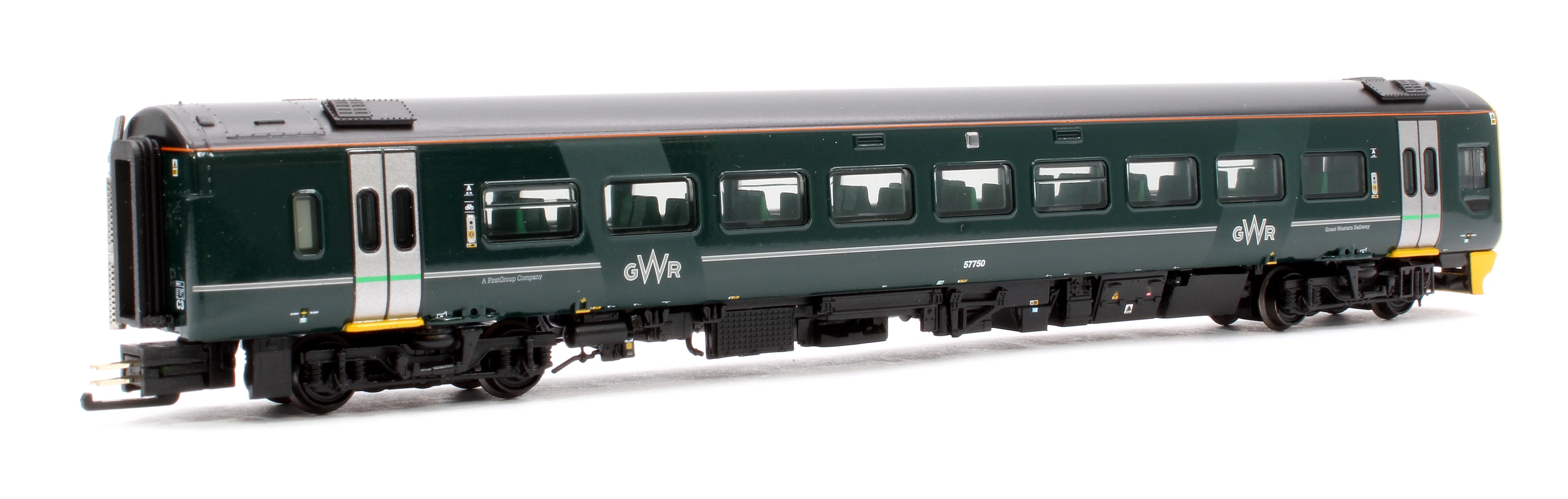 371-857A Class 158 2-Car DMU 158750 GWR Green (FirstGroup) - Image 7