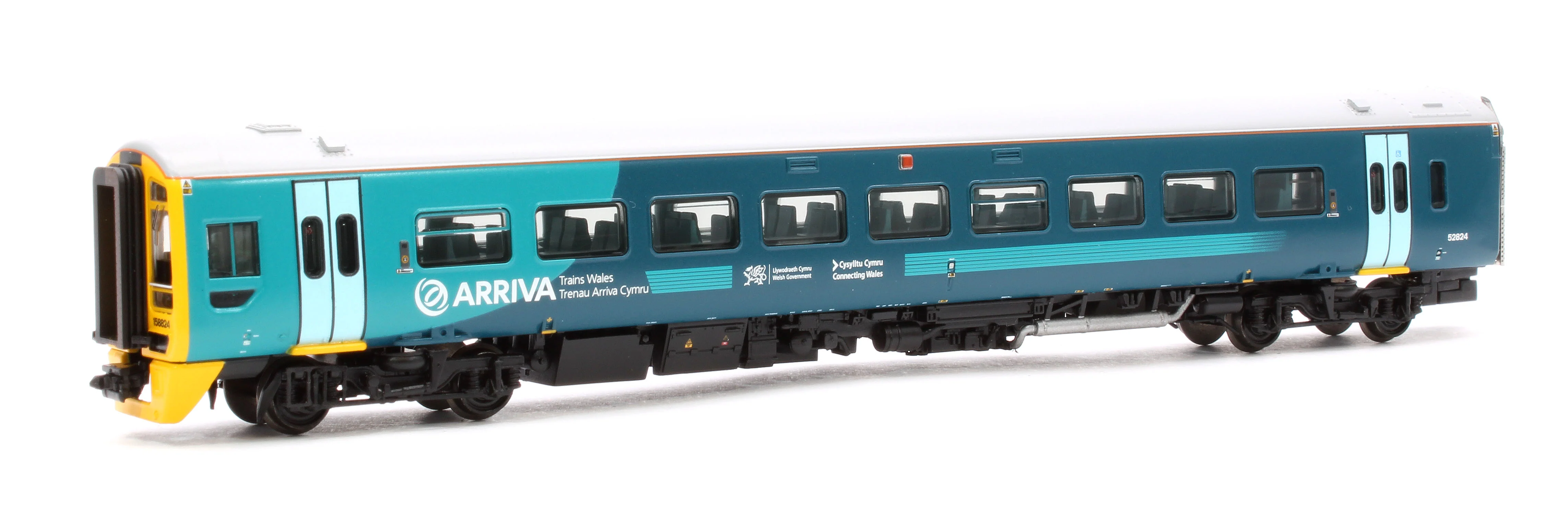 371-854SF Class 158 2-Car DMU 158824 Arriva Trains Wales (Revised) - DCC Sound - Image 2