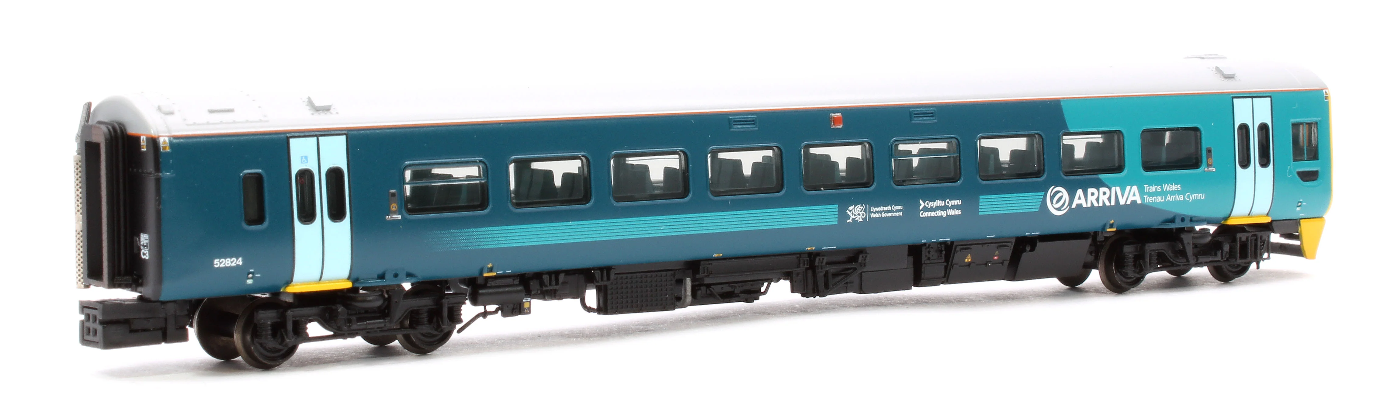 371-854SF Class 158 2-Car DMU 158824 Arriva Trains Wales (Revised) - DCC Sound - Image 4