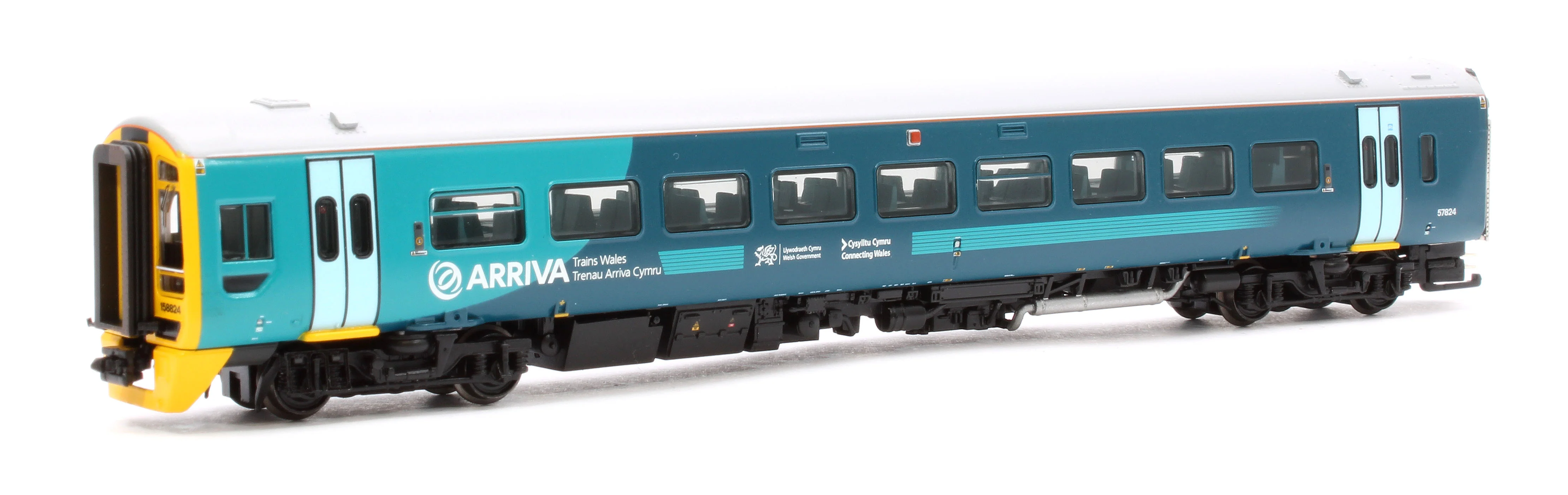 371-854SF Class 158 2-Car DMU 158824 Arriva Trains Wales (Revised) - DCC Sound - Image 5