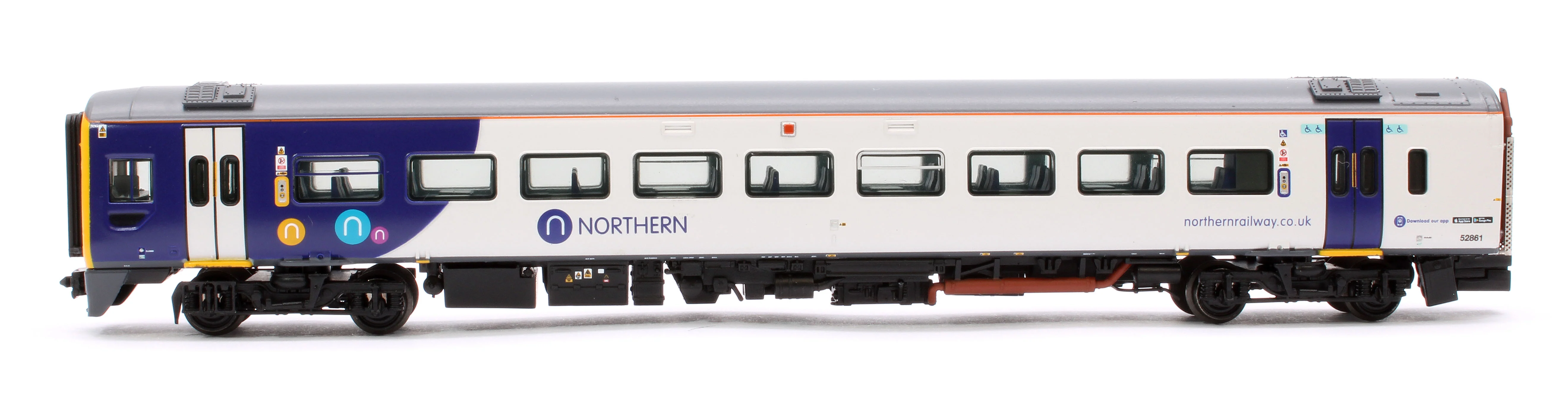 371-858ASF Class 158 2-Car DMU 158861 Northern - DCC Sound - Image 6