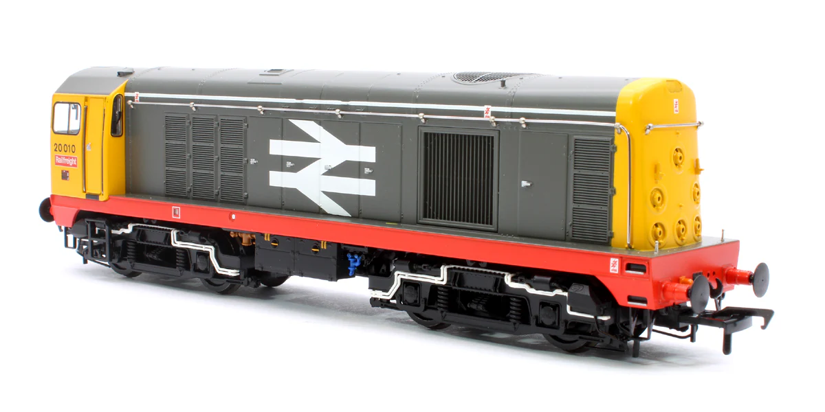 35-357A Class 20/0 Disc Headcode 20010 BR Railfreight (Red Stripe) Diesel Locomotive - Image 4