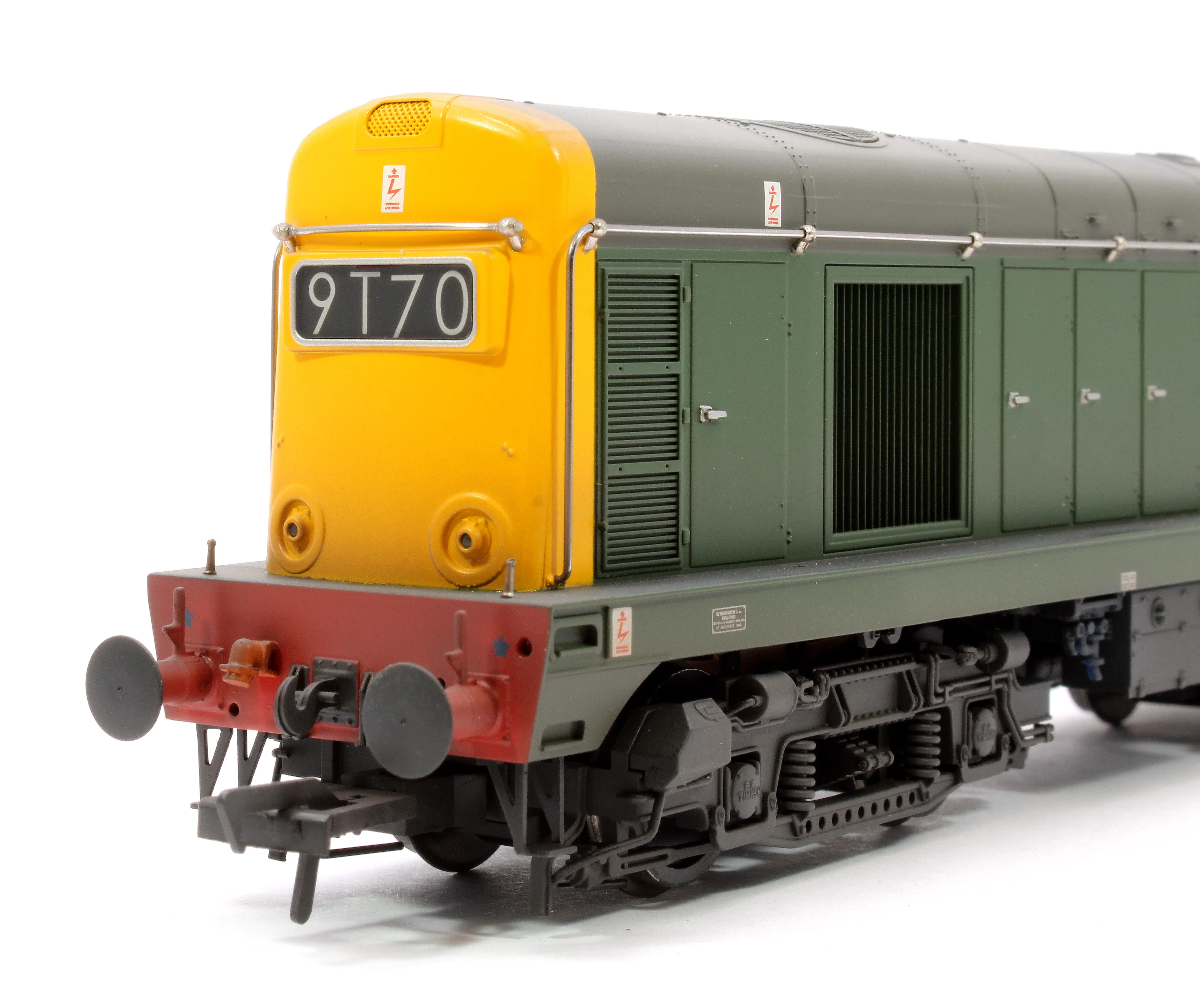 35-360 Class 20/0 Headcode Box 8156 BR Green (Full Yellow Ends) Diesel Locomotive - Weathered - Image 6
