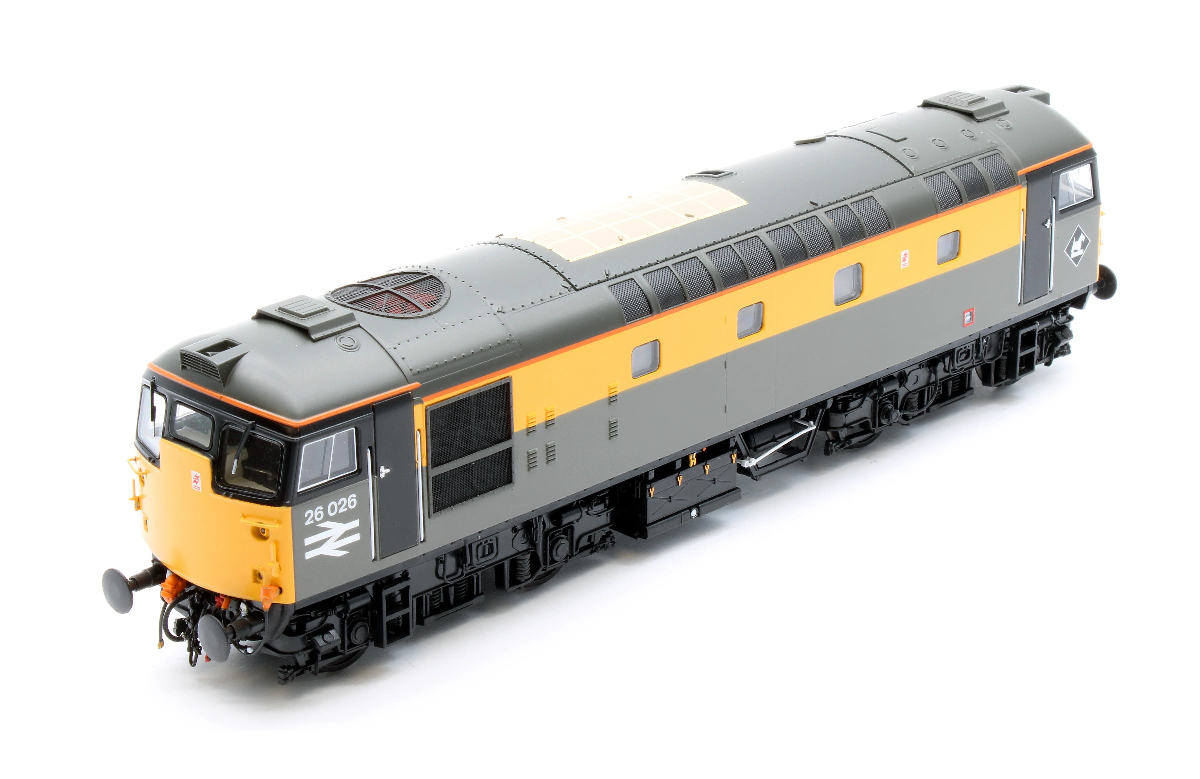2646 Class 26 Civil Engineers Grey/Yellow 26026 Diesel Locomotive - Image 8