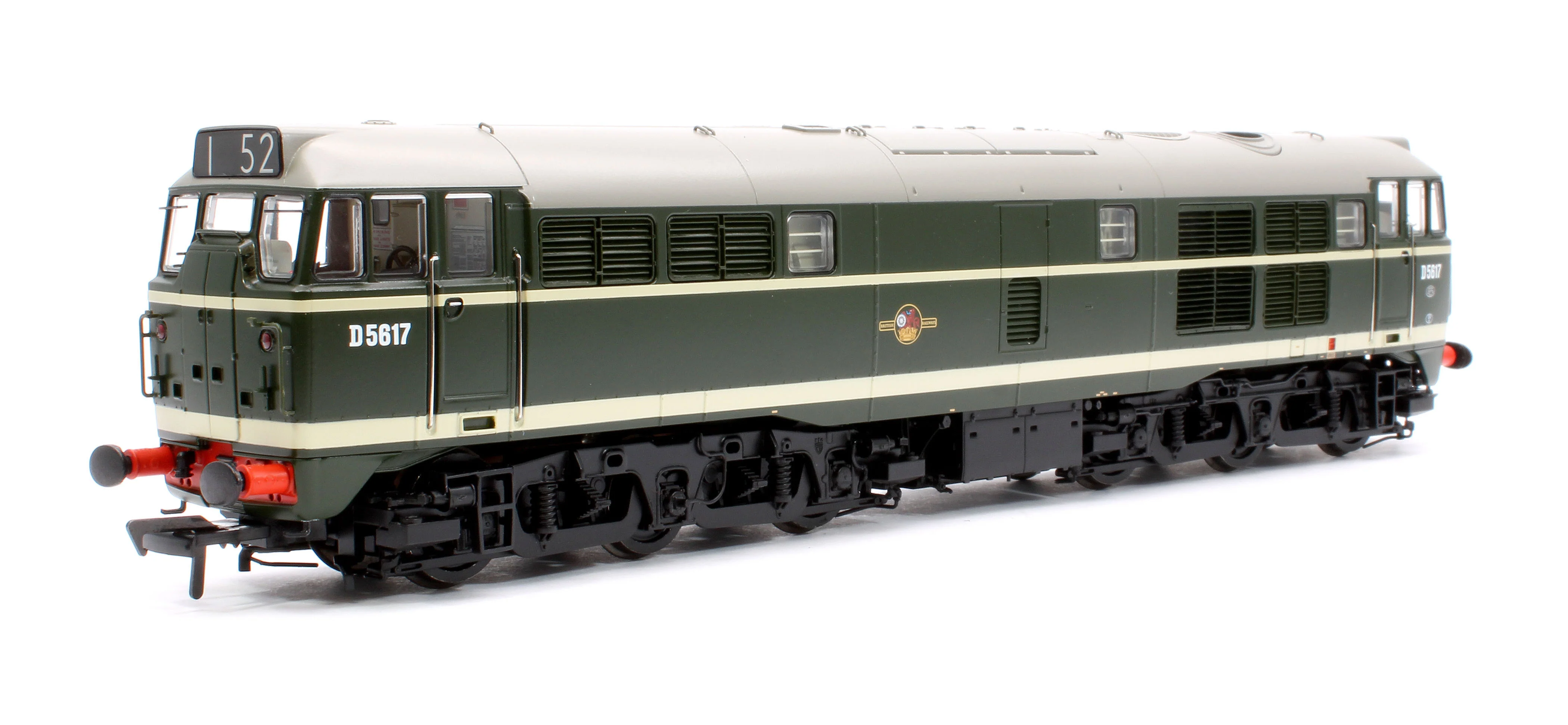 35-801ASF Class 30 D5617 BR Green (Late Crest) Diesel Locomotive - DCC Sound - Image 3