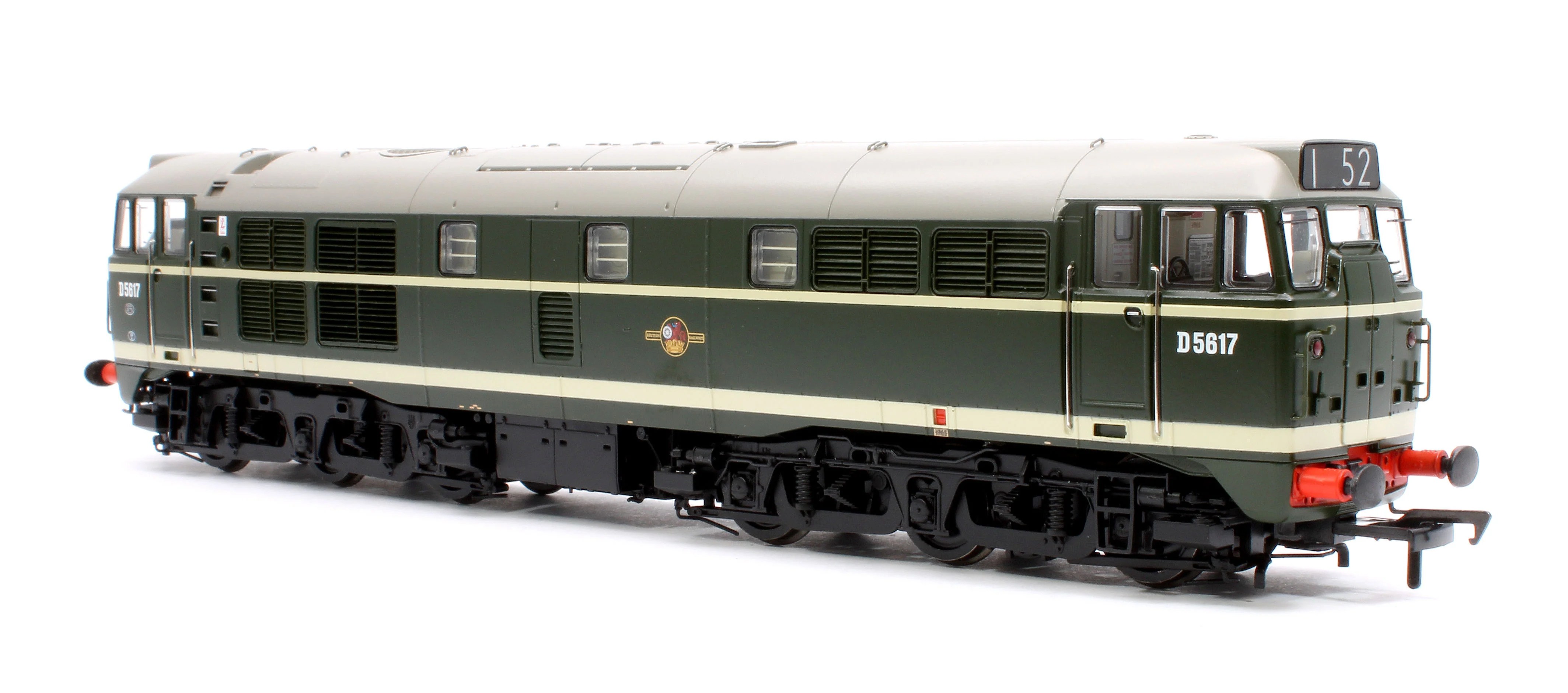 35-801ASFX Class 30 D5617 BR Green (Late Crest) Diesel Locomotive - DCC Sound Deluxe - Image 2