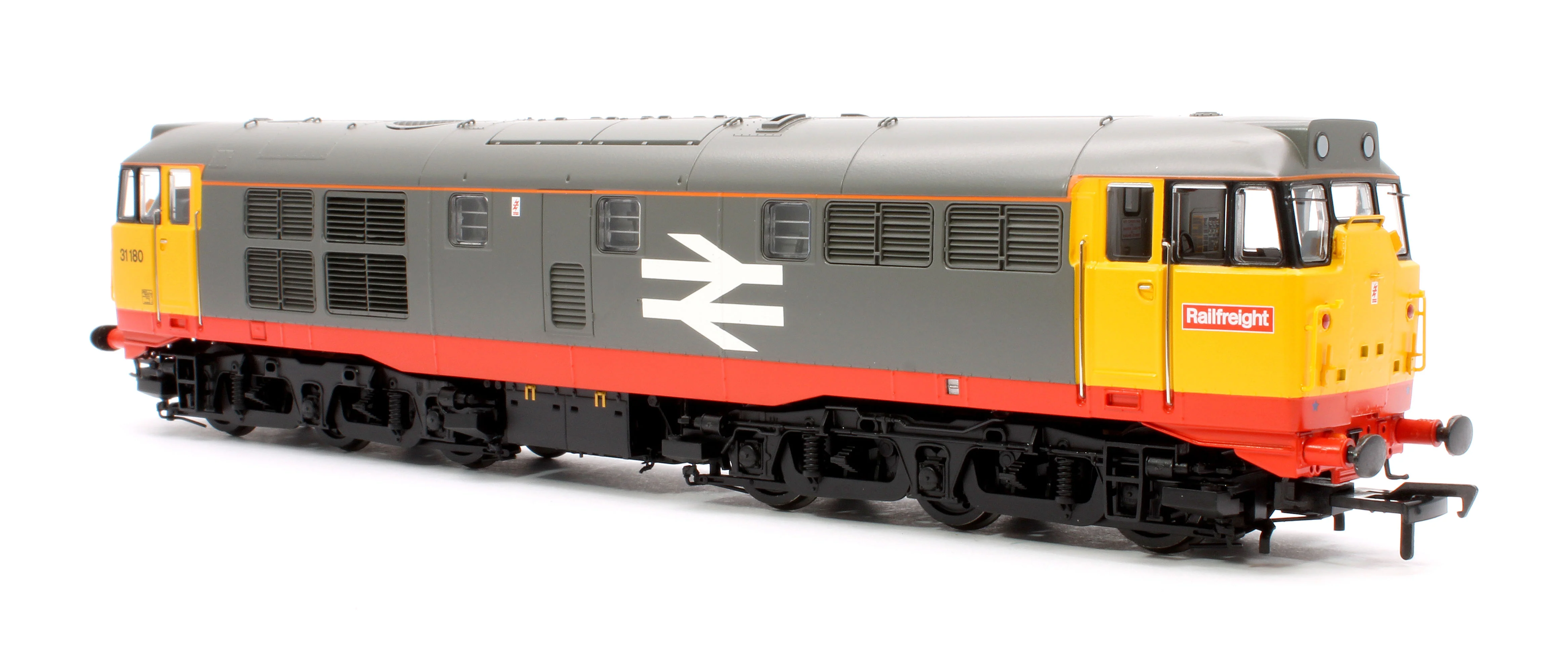 35-821SF Class 31/1 Refurbished 31180 BR Railfreight (Red Stripe) Diesel Locomotive - DCC Sound - Image 2