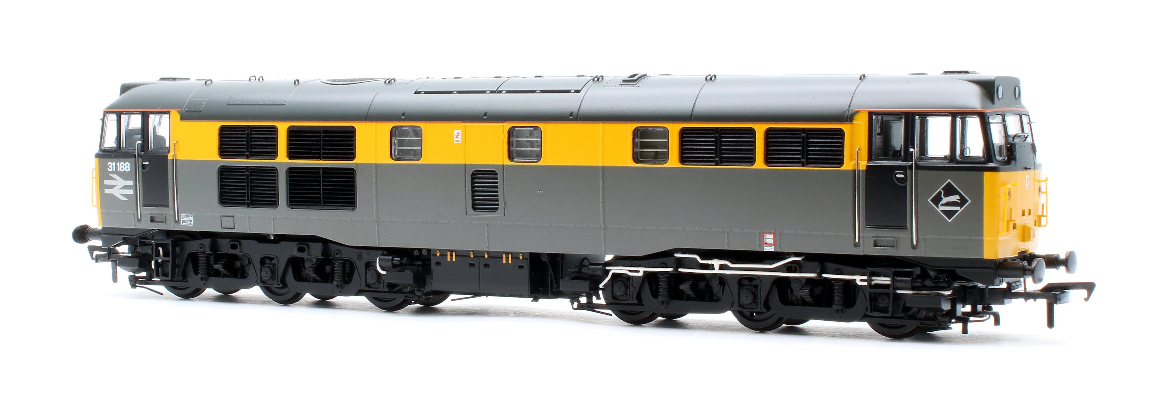35-822SF Class 31/1 Refurbished 31188 BR Engineers Grey & Yellow Diesel Locomotive - DCC Sound - Image 4