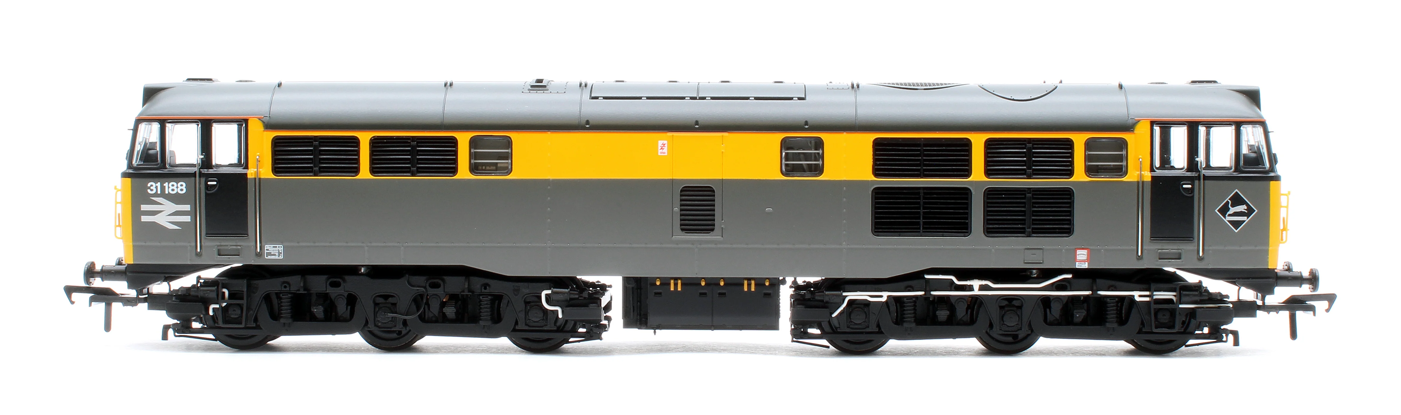 35-822SF Class 31/1 Refurbished 31188 BR Engineers Grey & Yellow Diesel Locomotive - DCC Sound - Image 6