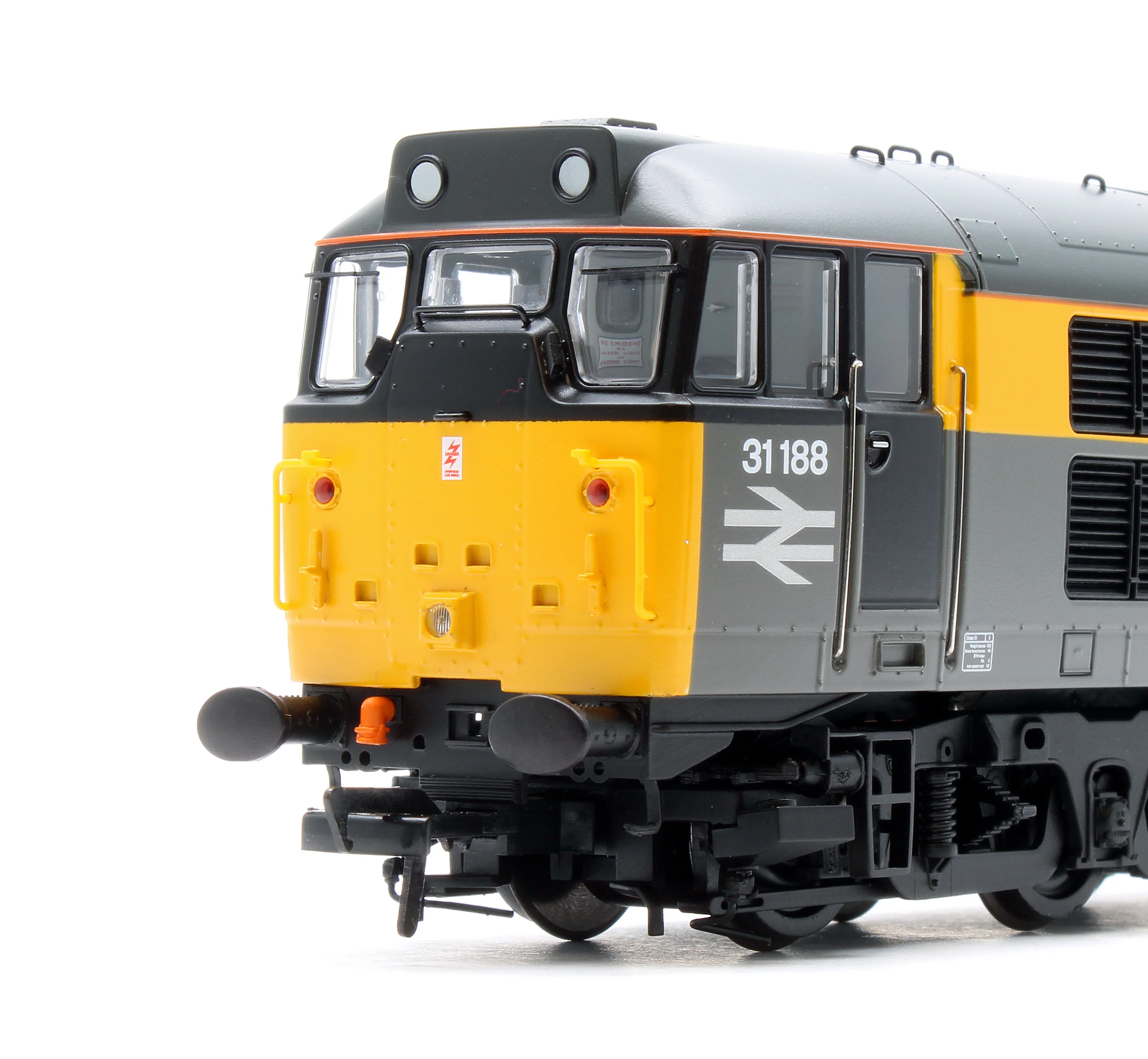 35-822SF Class 31/1 Refurbished 31188 BR Engineers Grey & Yellow Diesel Locomotive - DCC Sound - Image 7