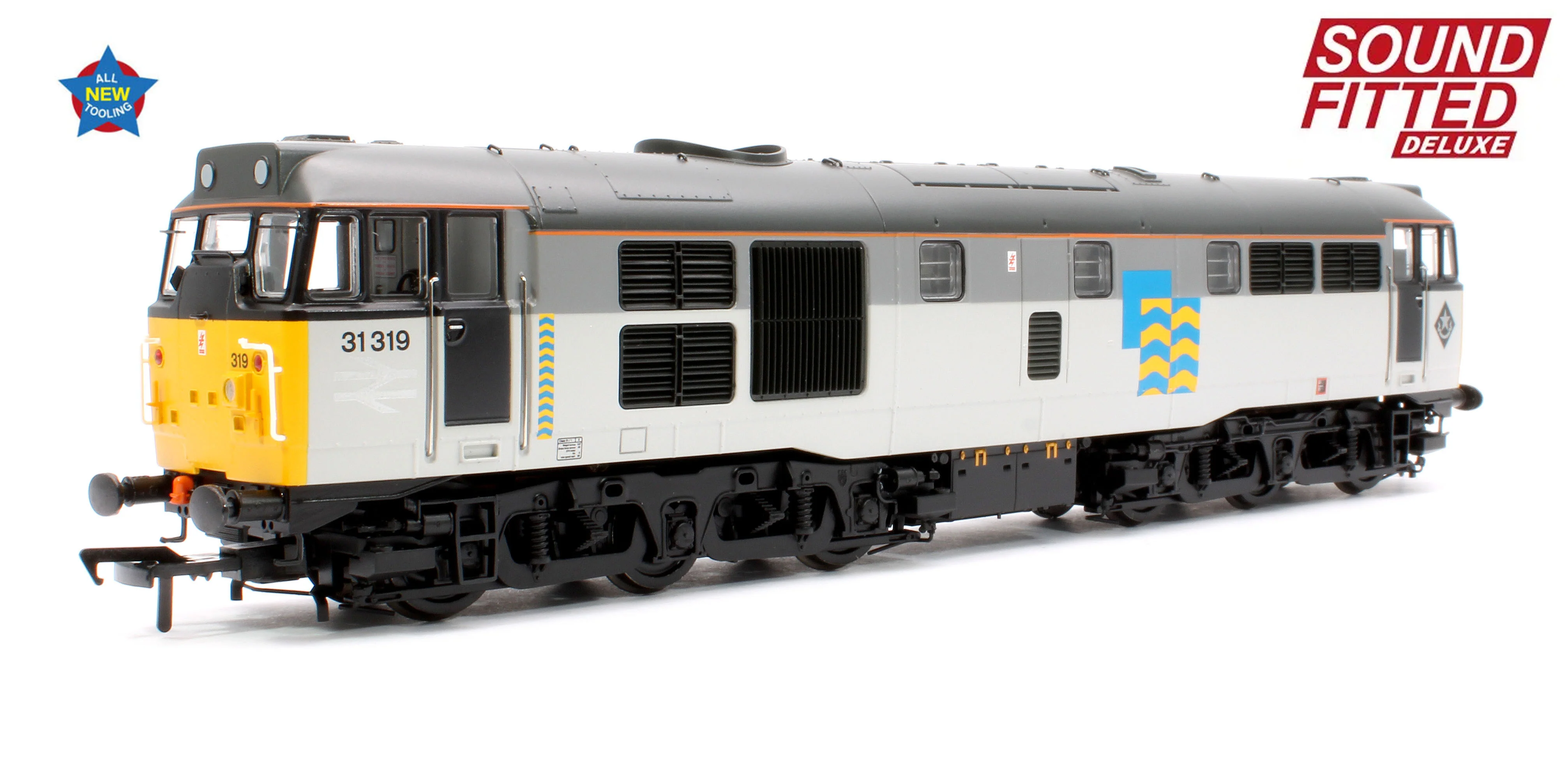 35-823SFX Class 31/1 Refurbished 31319 BR Railfreight Petroleum Sector Diesel Locomotive - DCC Sound Deluxe