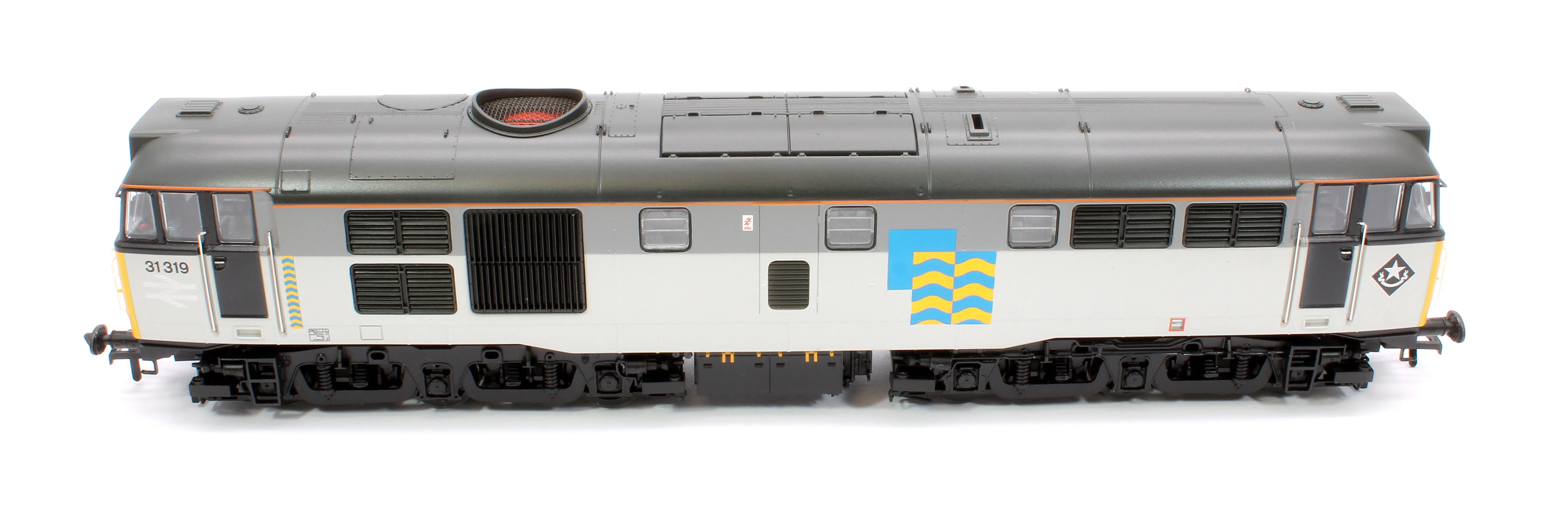 35-823SFX Class 31/1 Refurbished 31319 BR Railfreight Petroleum Sector Diesel Locomotive - DCC Sound Deluxe - Image 11