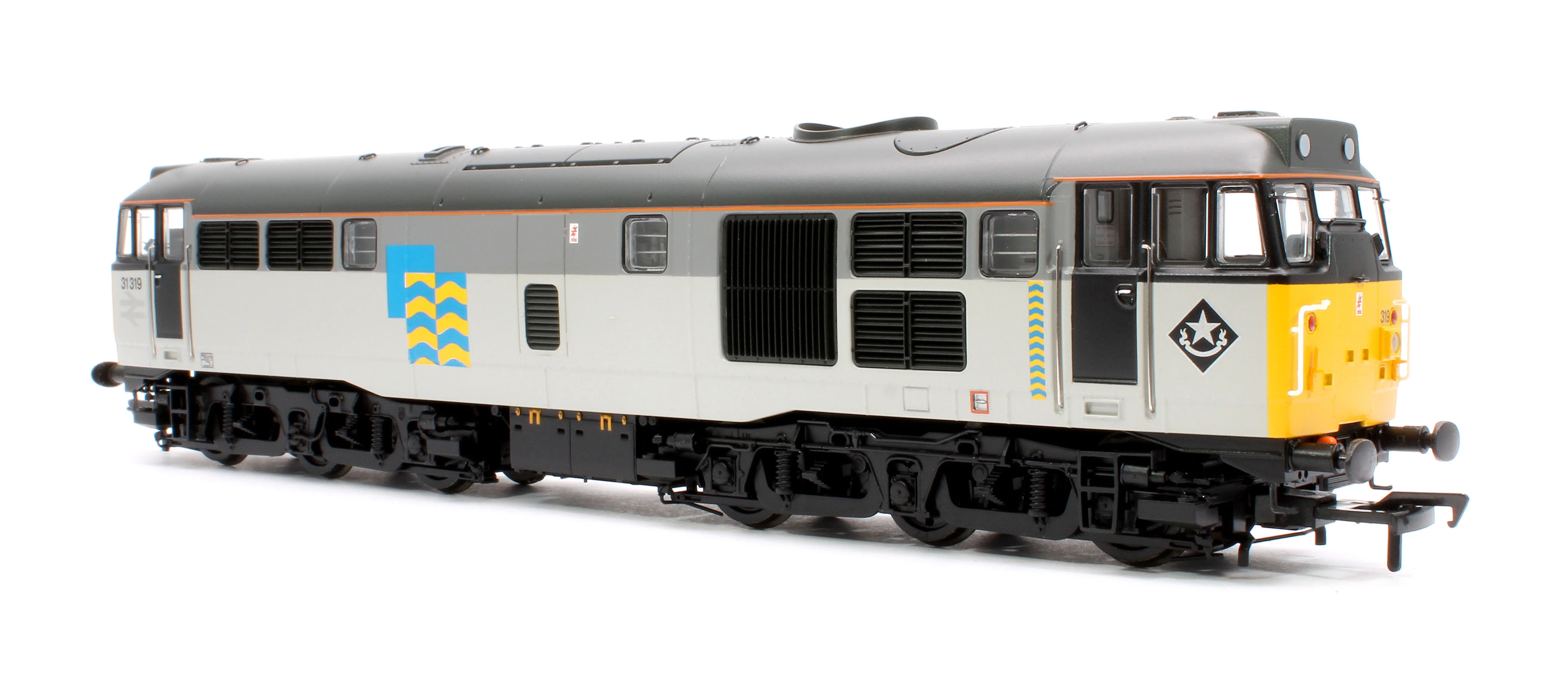 35-823SFX Class 31/1 Refurbished 31319 BR Railfreight Petroleum Sector Diesel Locomotive - DCC Sound Deluxe - Image 4