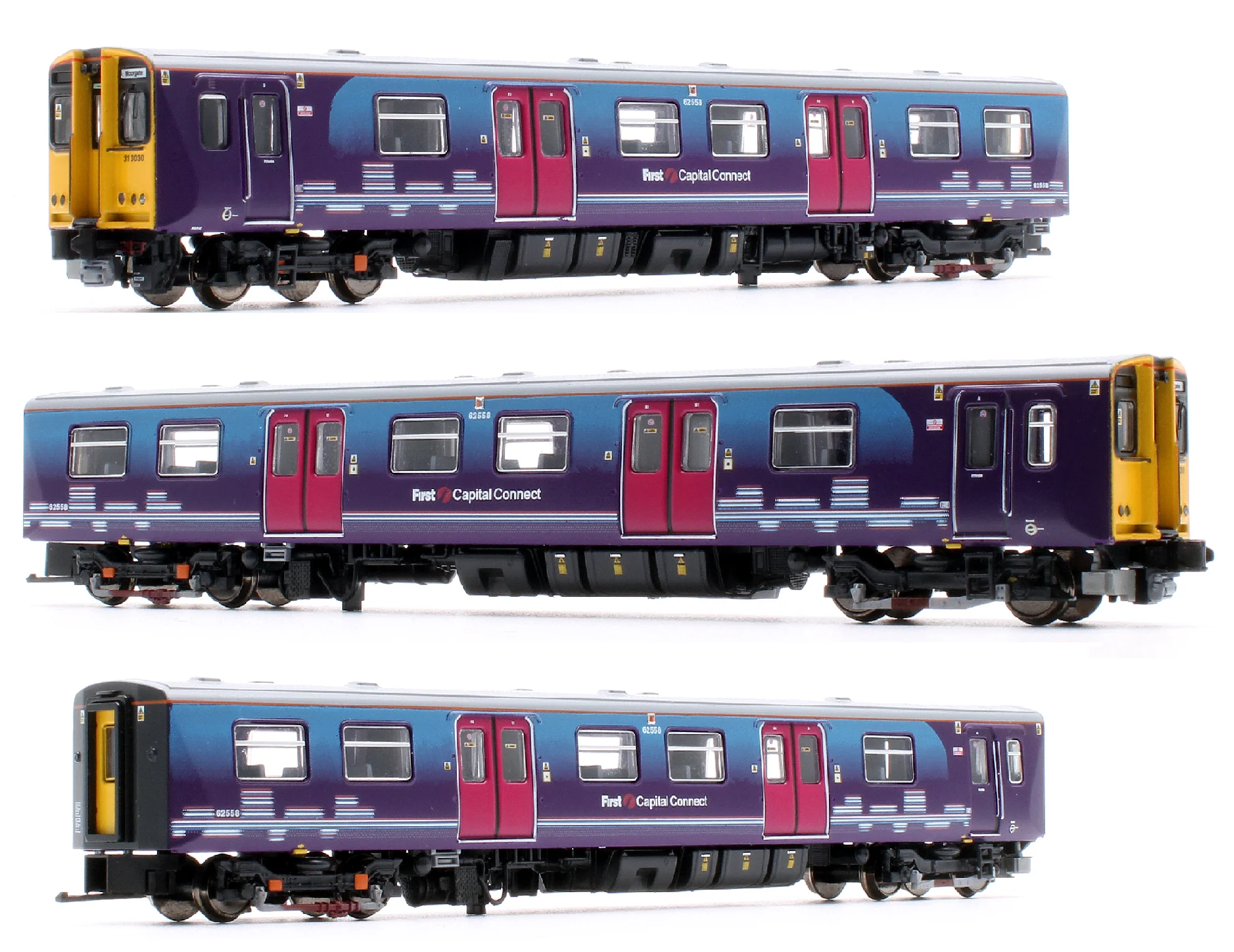 RT-N-313-331DC Class 313030 First Capital Connect 'Urban Lights' Livery 3 Car EMU Set