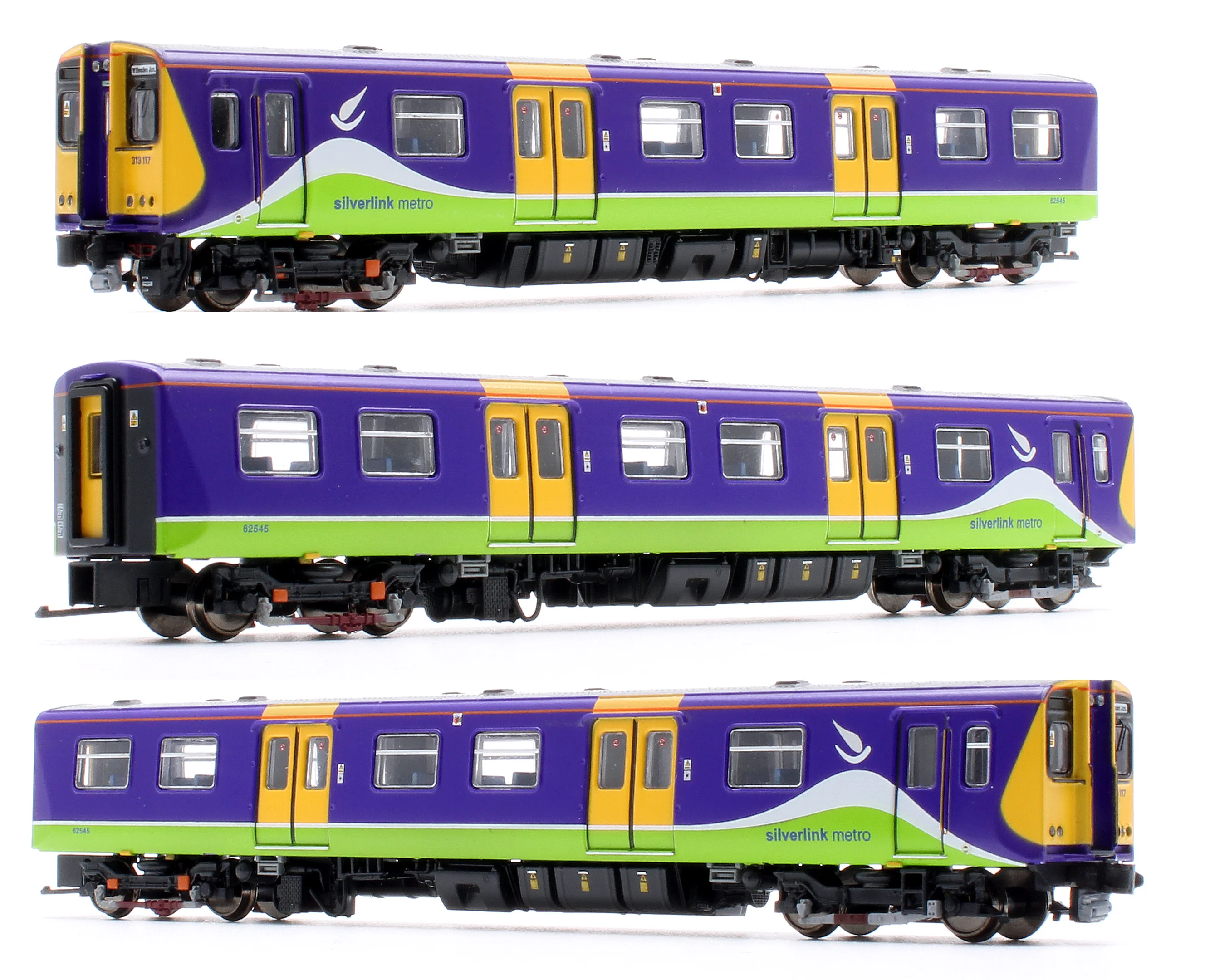 RT-N-313-322DC Class 313124 Silverlink 'London Overground' 3 Car EMU Set