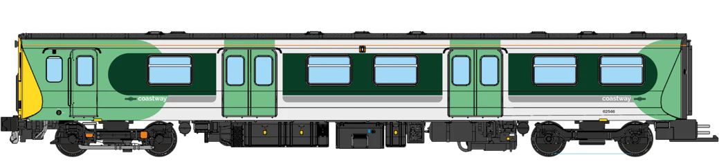 RT-N-313-341DC Class 313204 Southern Rail Livery White & Green 3 Car EMU Set - Image 2