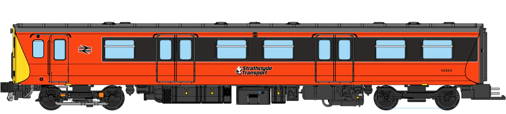 RT-N-314-302DC Class 314216 Strathclyde Passenger Transport (SPT) Orange & Black 3 Car EMU Set