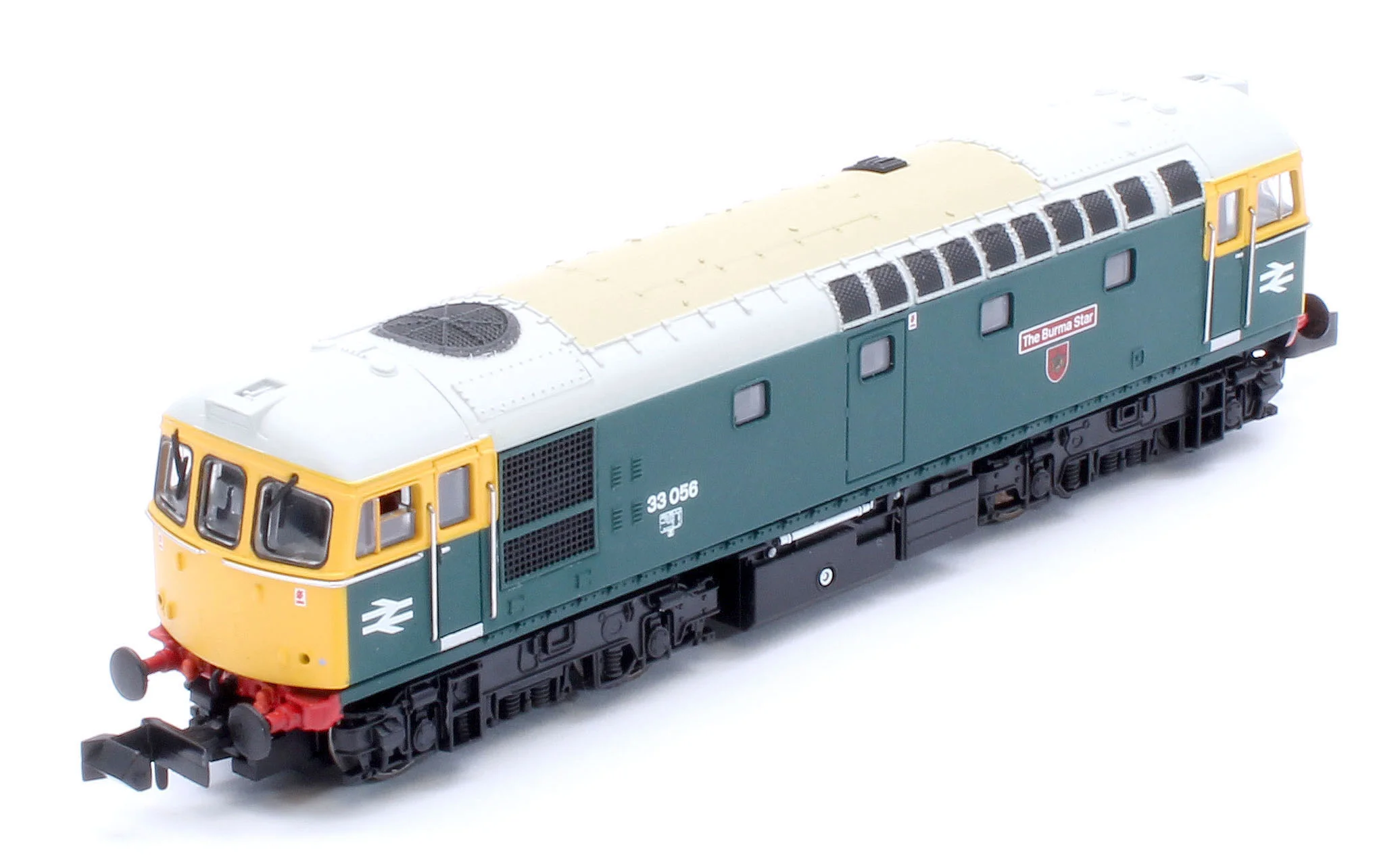 2D-001-011D Class 33/0 33056 BR Blue Full Yellow Ends The Burma Star Diesel Locomotive - DCC Fitted - Image 10