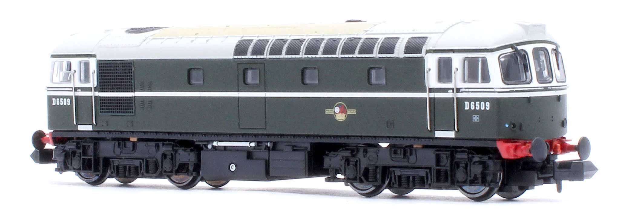 2D-001-009 Class 33/0 D6509 BR Green No Yellow Warning Panel Diesel Locomotive - Image 3