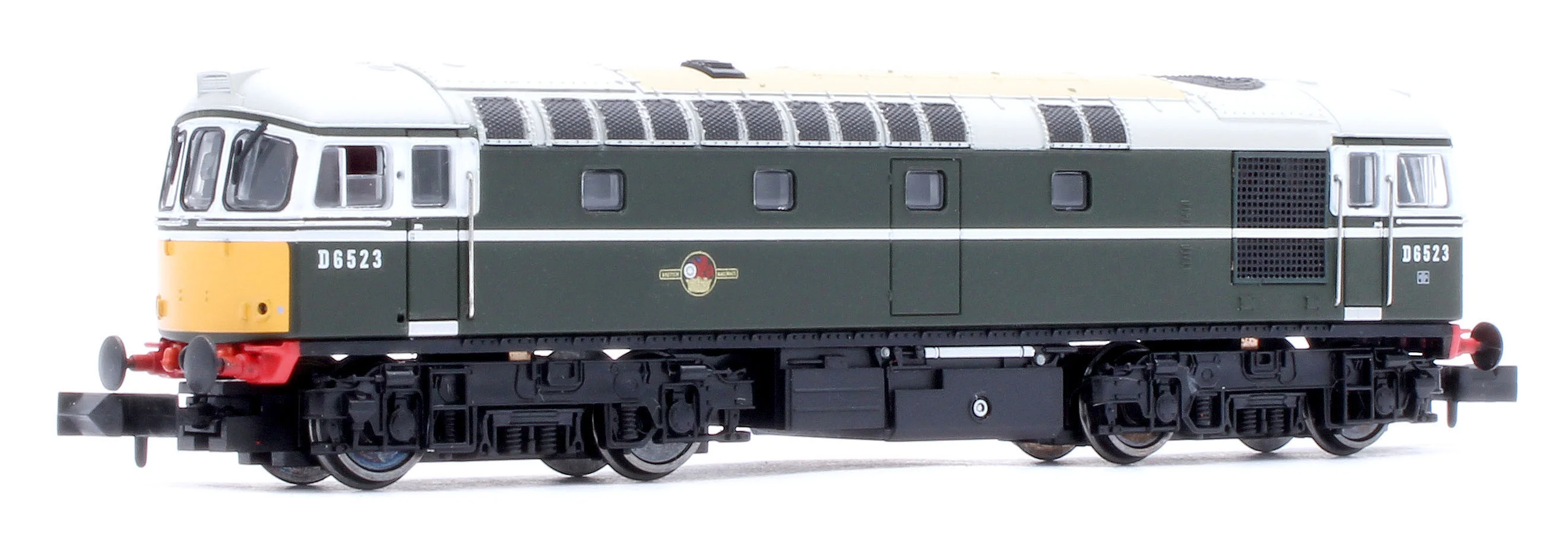 2D-001-010 Class 33/0 D6523 BR Green Small Yellow Panels Diesel Locomotive - Image 4