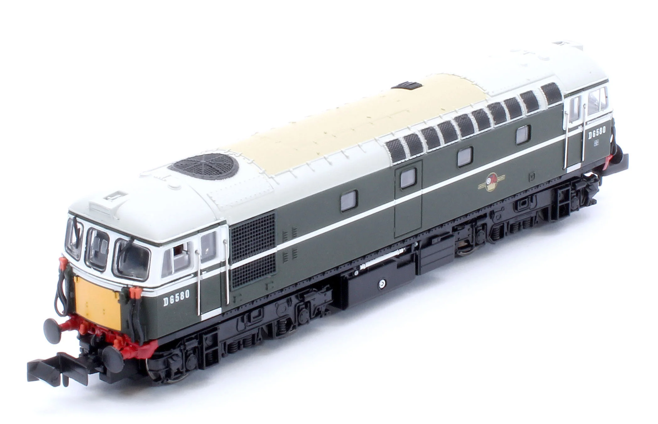 2D-001-024 Class 33/1 D6580 BR Green Very Small Yellow Panels Diesel Locomotive - Image 10