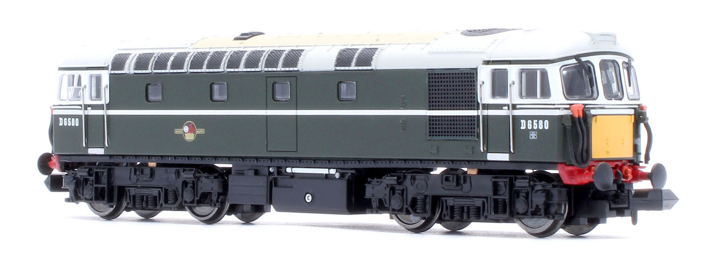 2D-001-024 Class 33/1 D6580 BR Green Very Small Yellow Panels Diesel Locomotive - Image 5